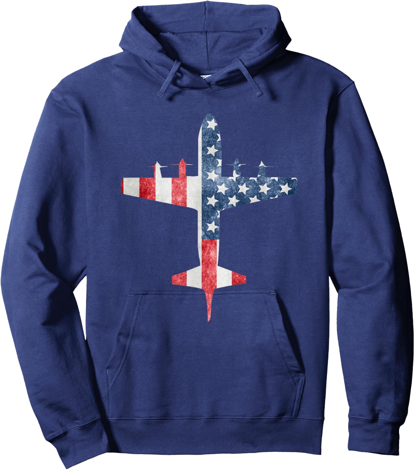 P-3 Orion American Flag Aviation Shirt Hoodie - Hoodie | Navy