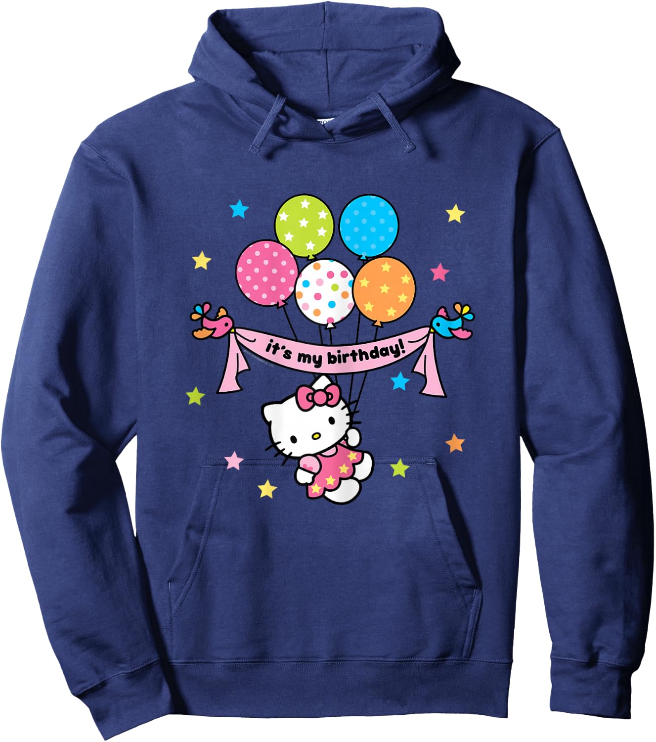 Hello Kitty It's My Birthday Shirt Hoodie - Hoodie | Navy