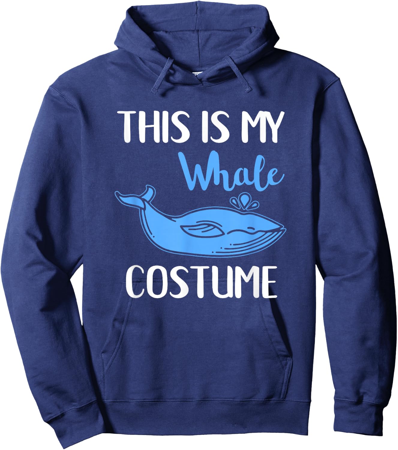 This Is My Whale Costume Funny Halloween Animal Hoodie - Hoodie | Navy