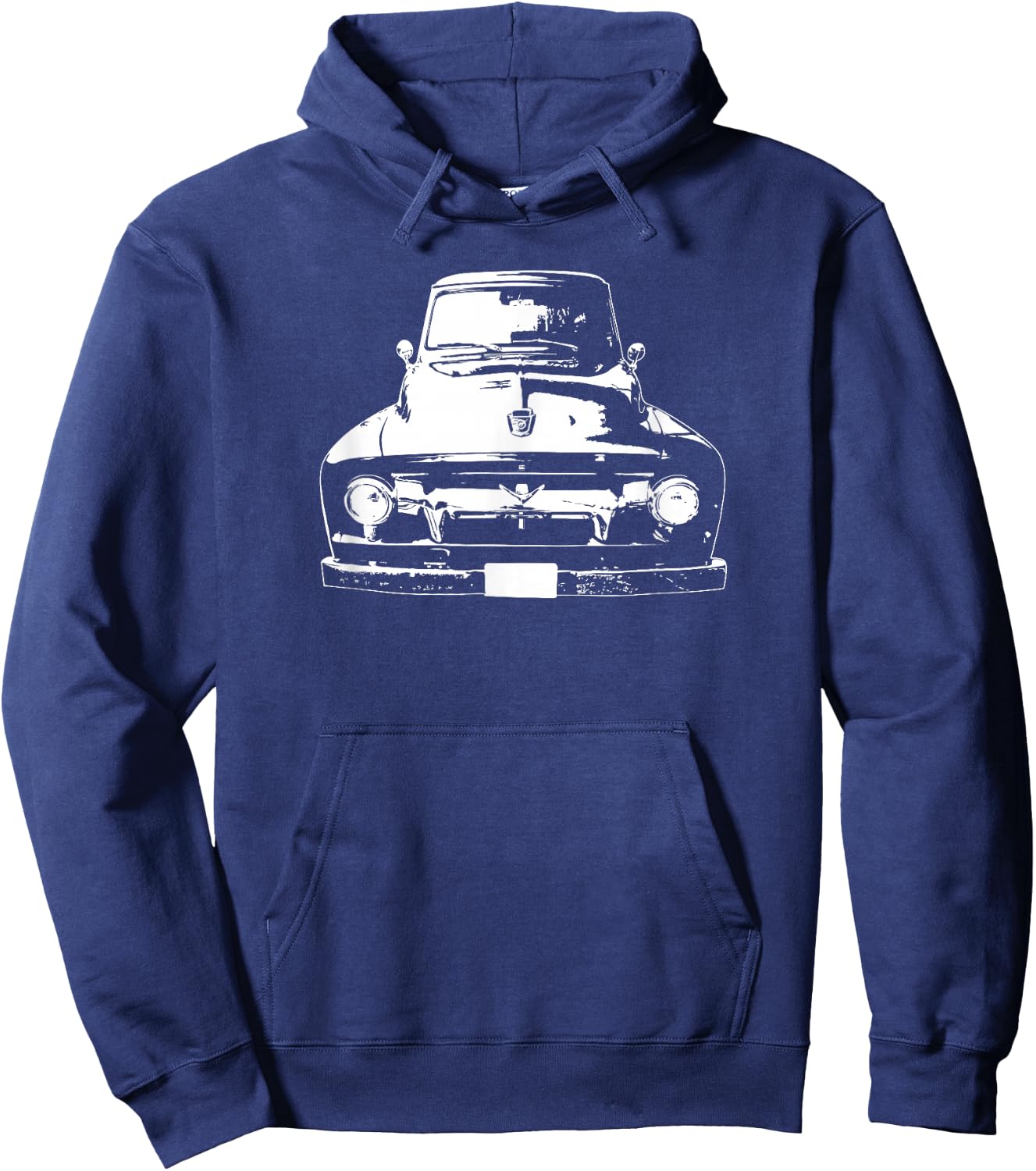 1956 Classic American Pickup Truck Shirt Hoodie - Hoodie | Navy