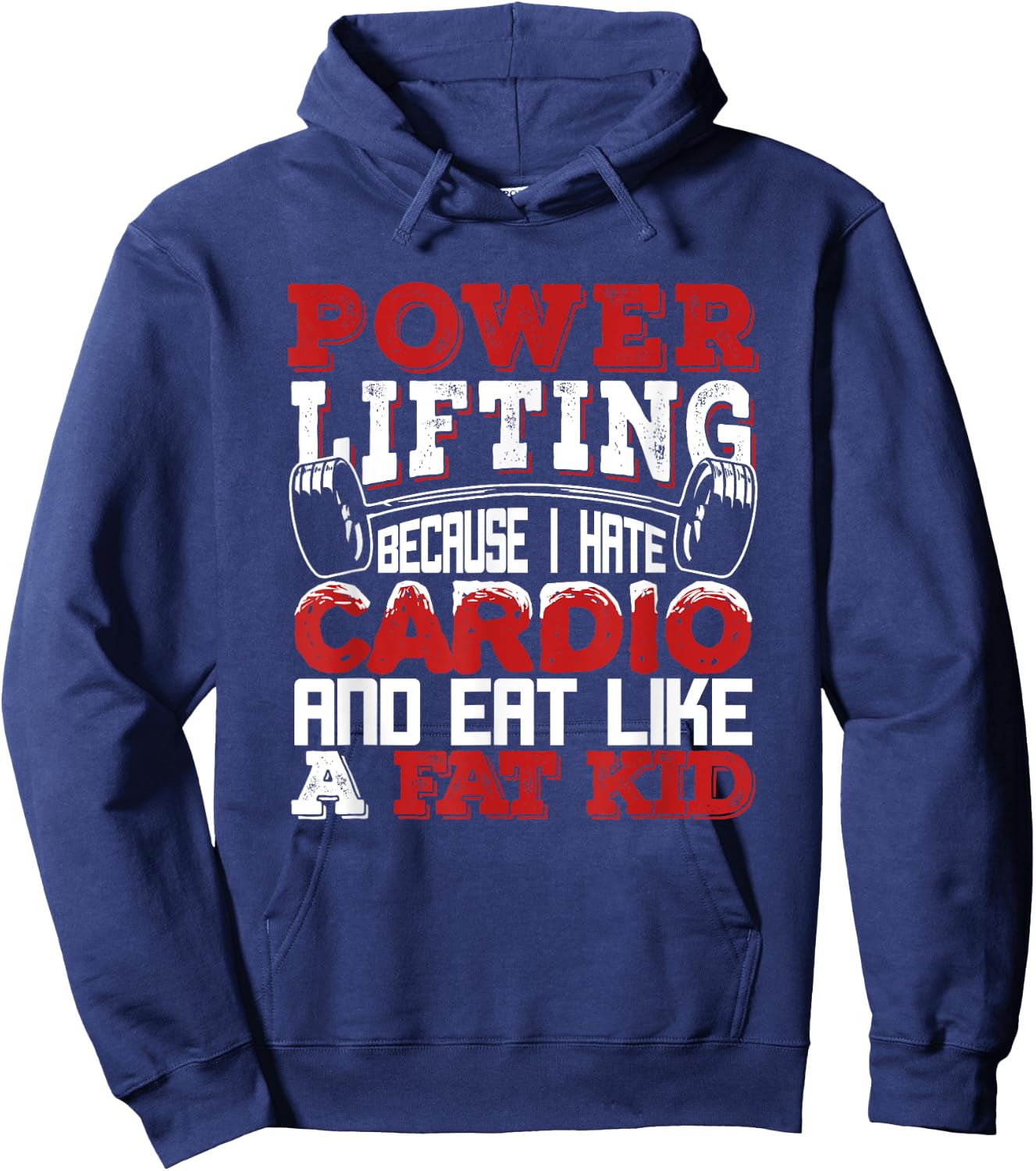 Funny Powerlifting Gift A Powerlifter Hoodie - Hoodie | Navy