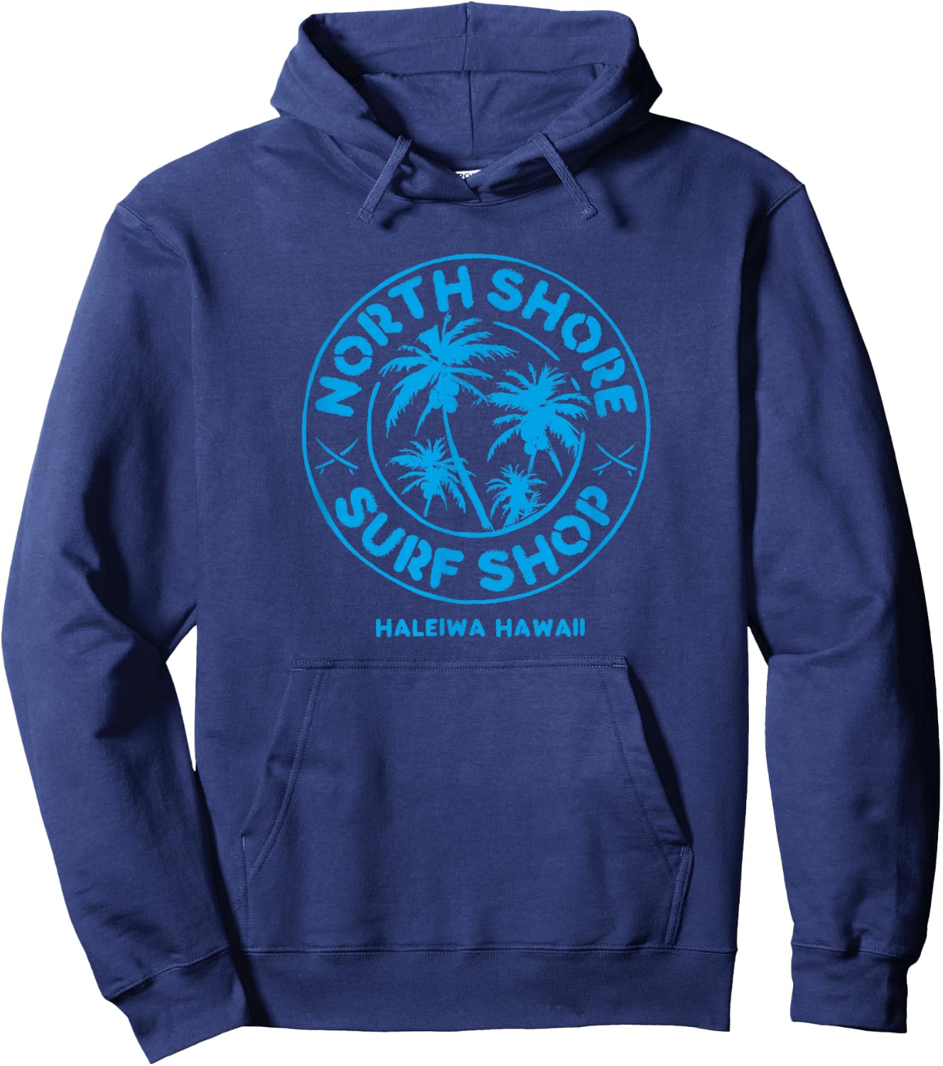 North Shore Surf Shop Retro Hoodie - Hoodie | Navy