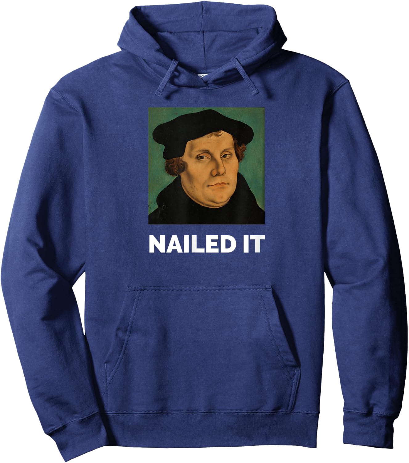 Nailed It Martin Luther Christian Reformation Hoodie - Hoodie | Navy