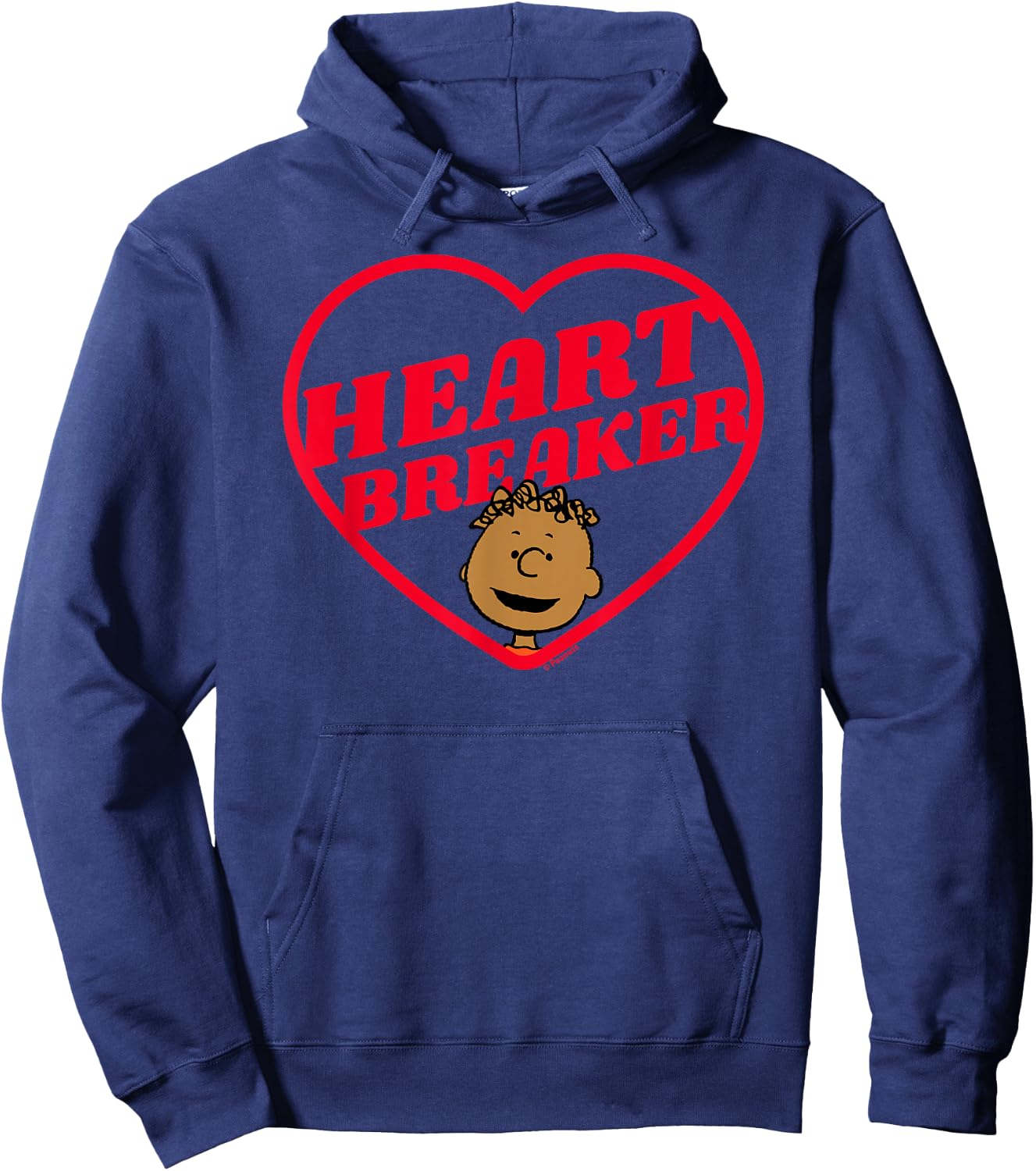 Peanuts Heartbreaker Franklin Hoodie - Hoodie | Navy