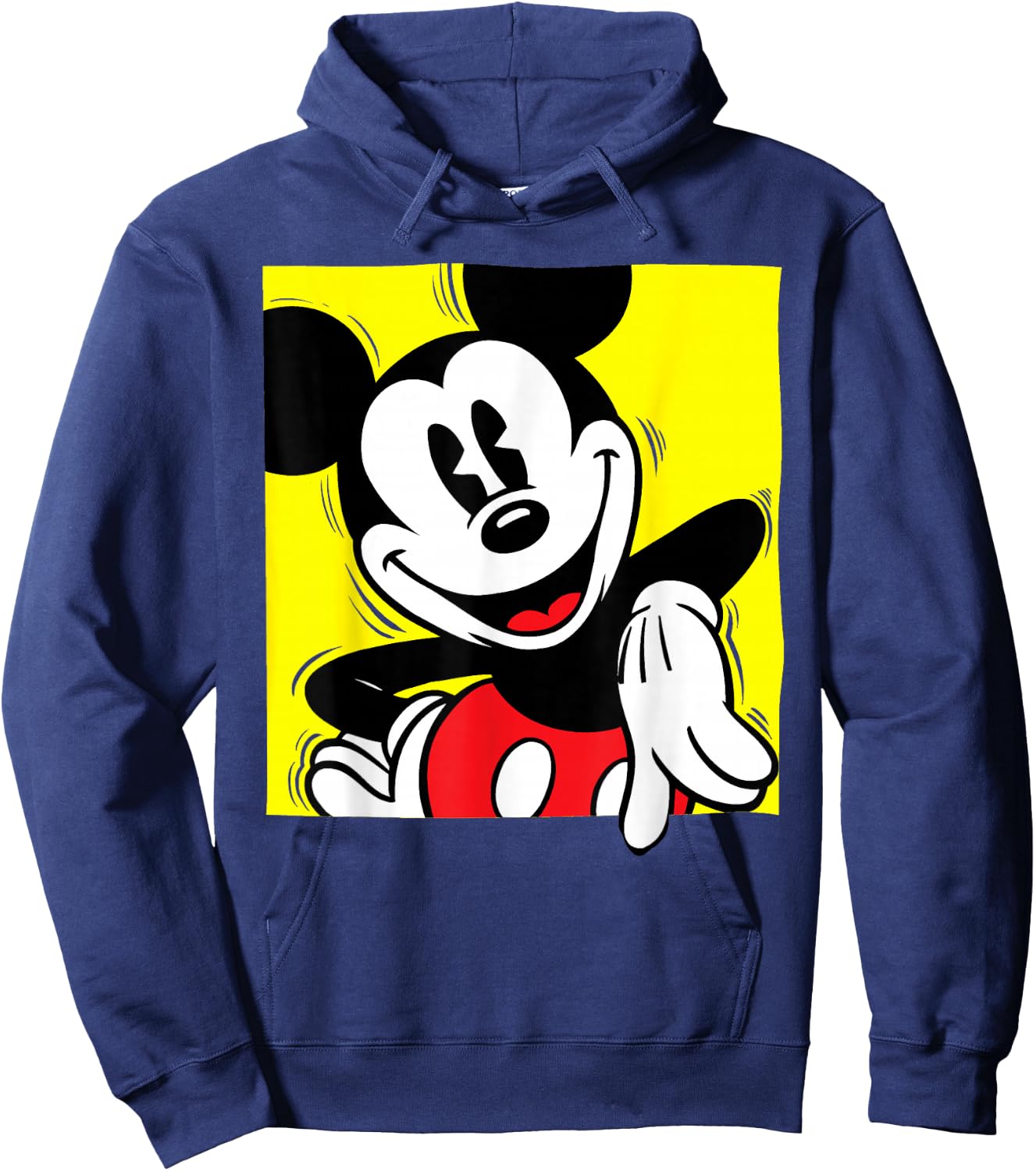 Disney - Mickey Mouse Vintage Square Hoodie - Hoodie | Navy