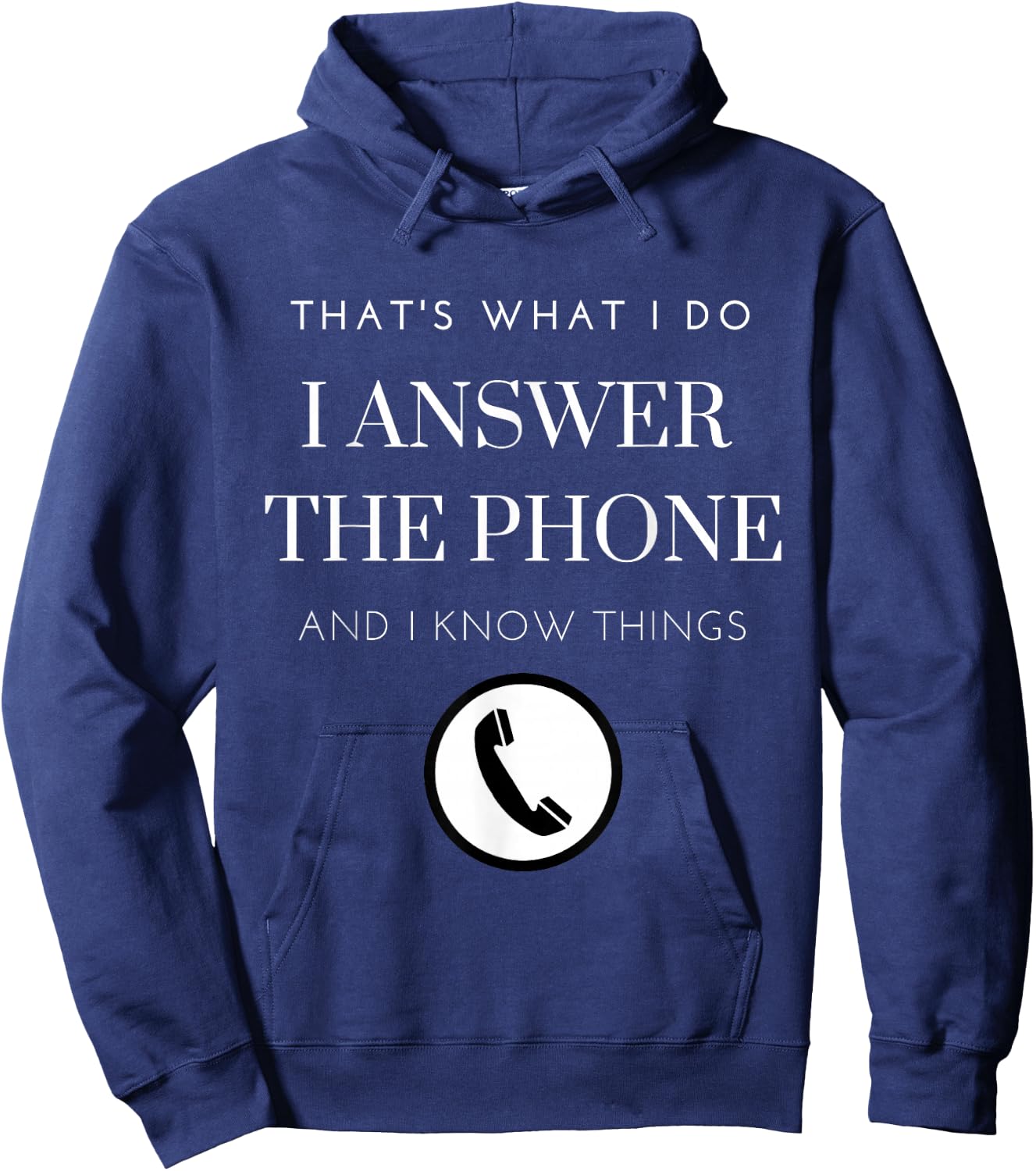 Call Center Funny Customer Service Hoodie - Hoodie | Navy