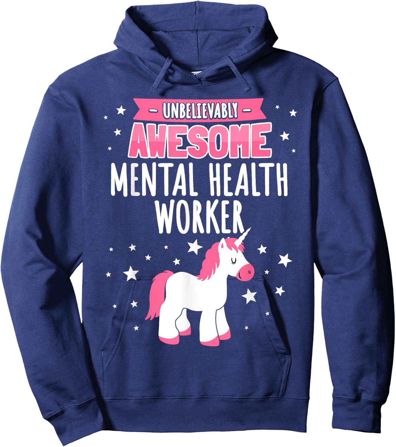 Mental Health Worker Hoodie - Hoodie | Navy