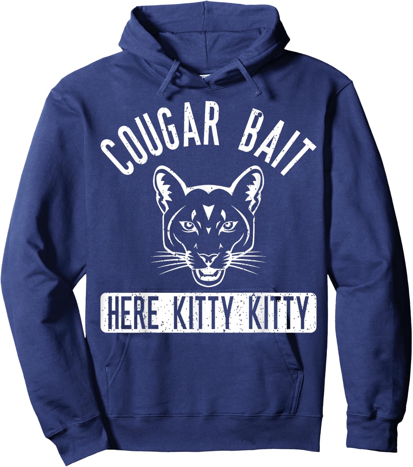 Cougar Bait T Shirt - Funny Cougar Shirt Hoodie - Hoodie | Navy
