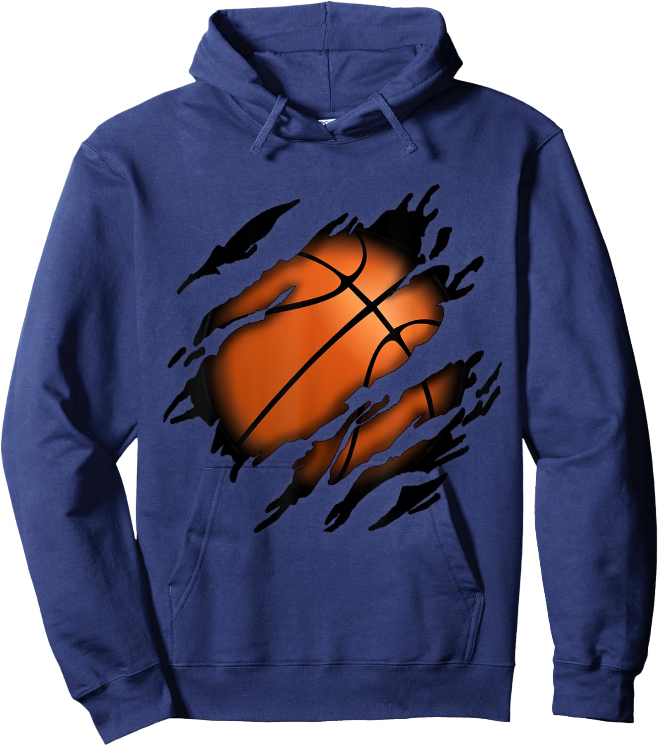 Basketball in Me Design, Basketballdesign Hoodie - Hoodie | Navy