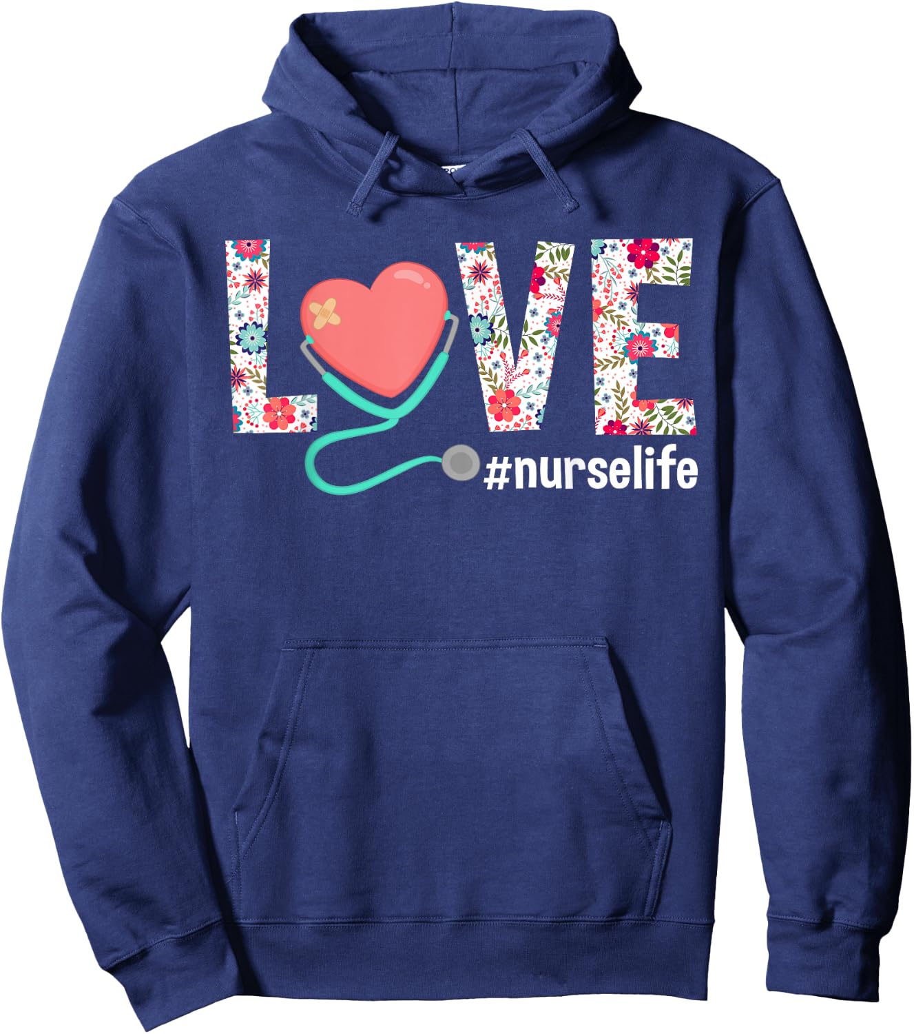 Nurse Life Nursing Clinical RN LPN T Shirt Hoodie - Hoodie | Navy