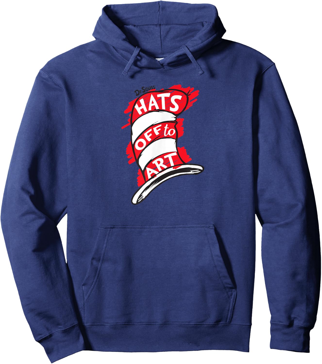 Dr. Seuss Hats Off To Art Hoodie - Hoodie | Navy