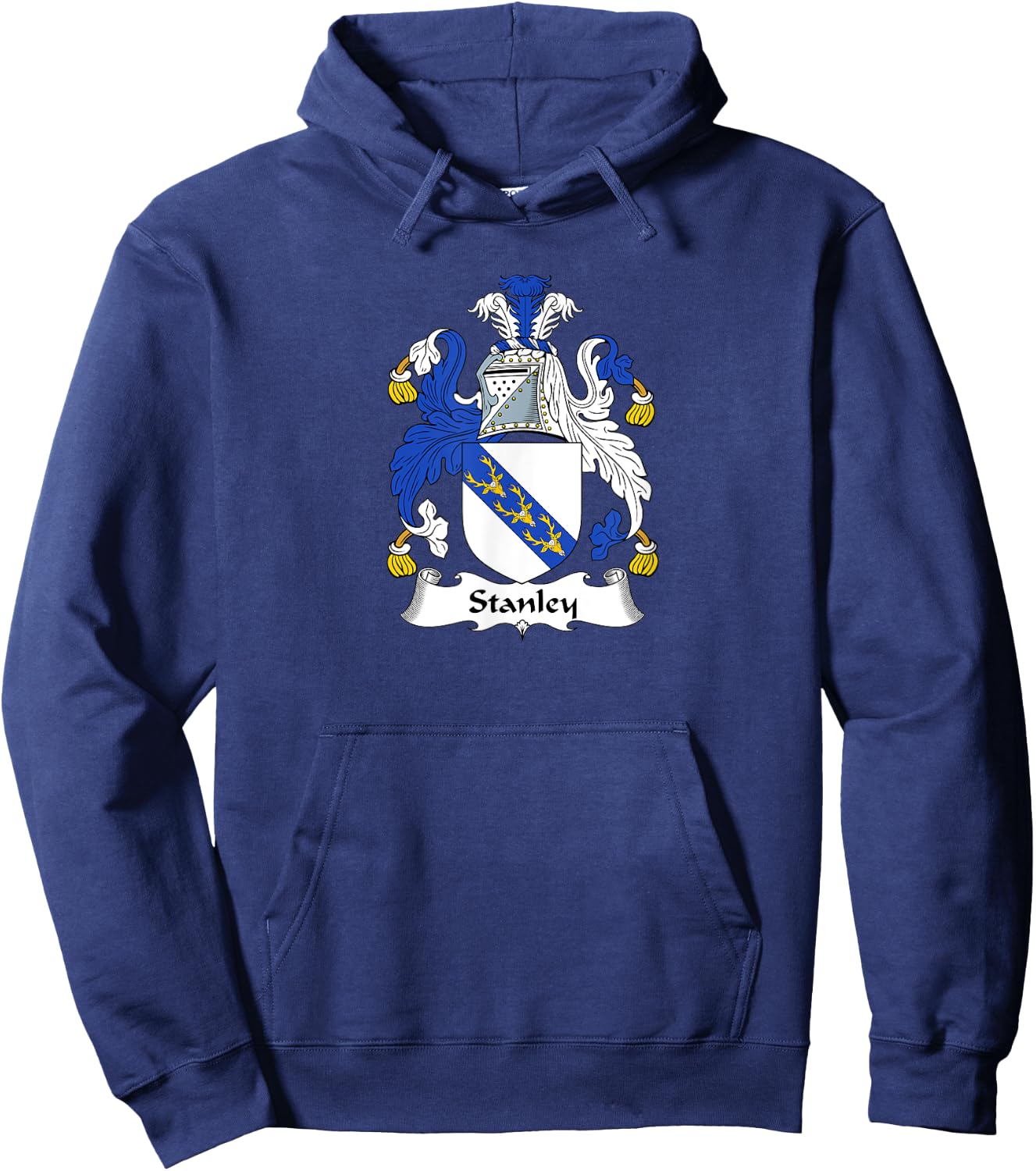 Stanley Coat of Arms - Family Crest Shirt Hoodie - Hoodie | Navy