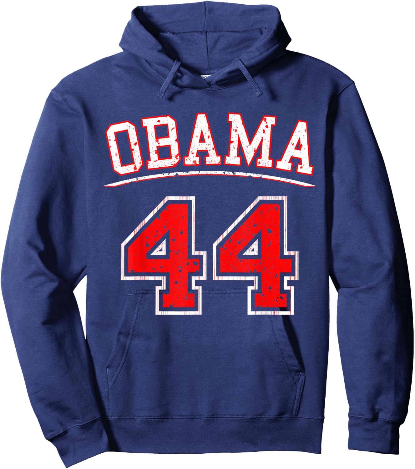 44th President Barack Obama 44 Hoodie - Hoodie | Navy