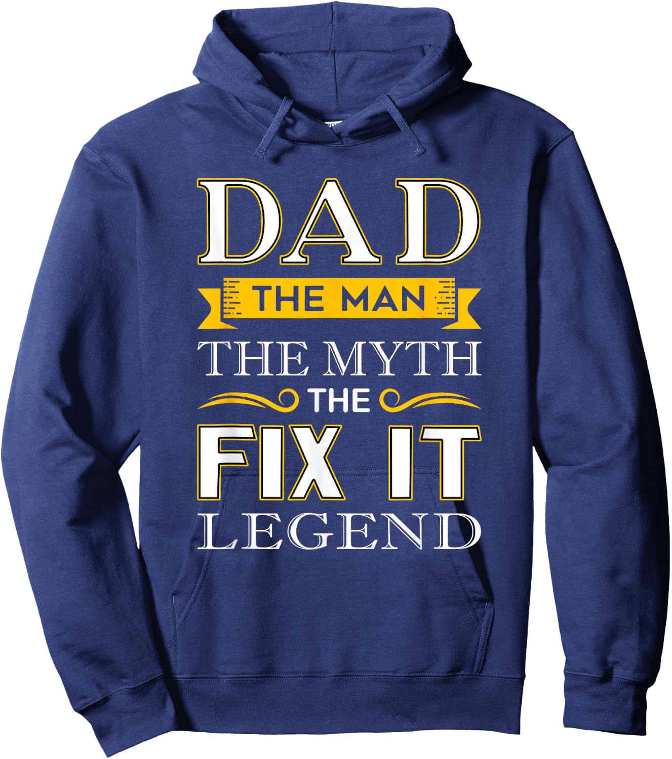 Mr Fix It Dad Fathers Day Handy Man Hoodie - Hoodie | Navy