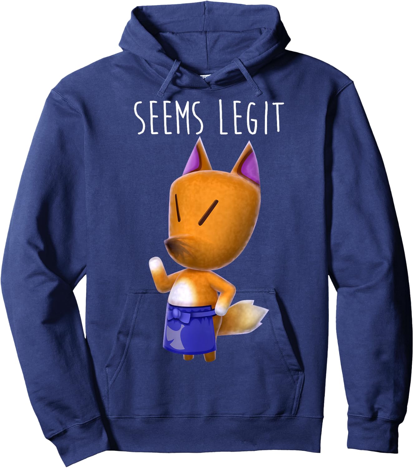 Animal Crossing Redd The Fox Seems Legit Hoodie - Hoodie | Navy