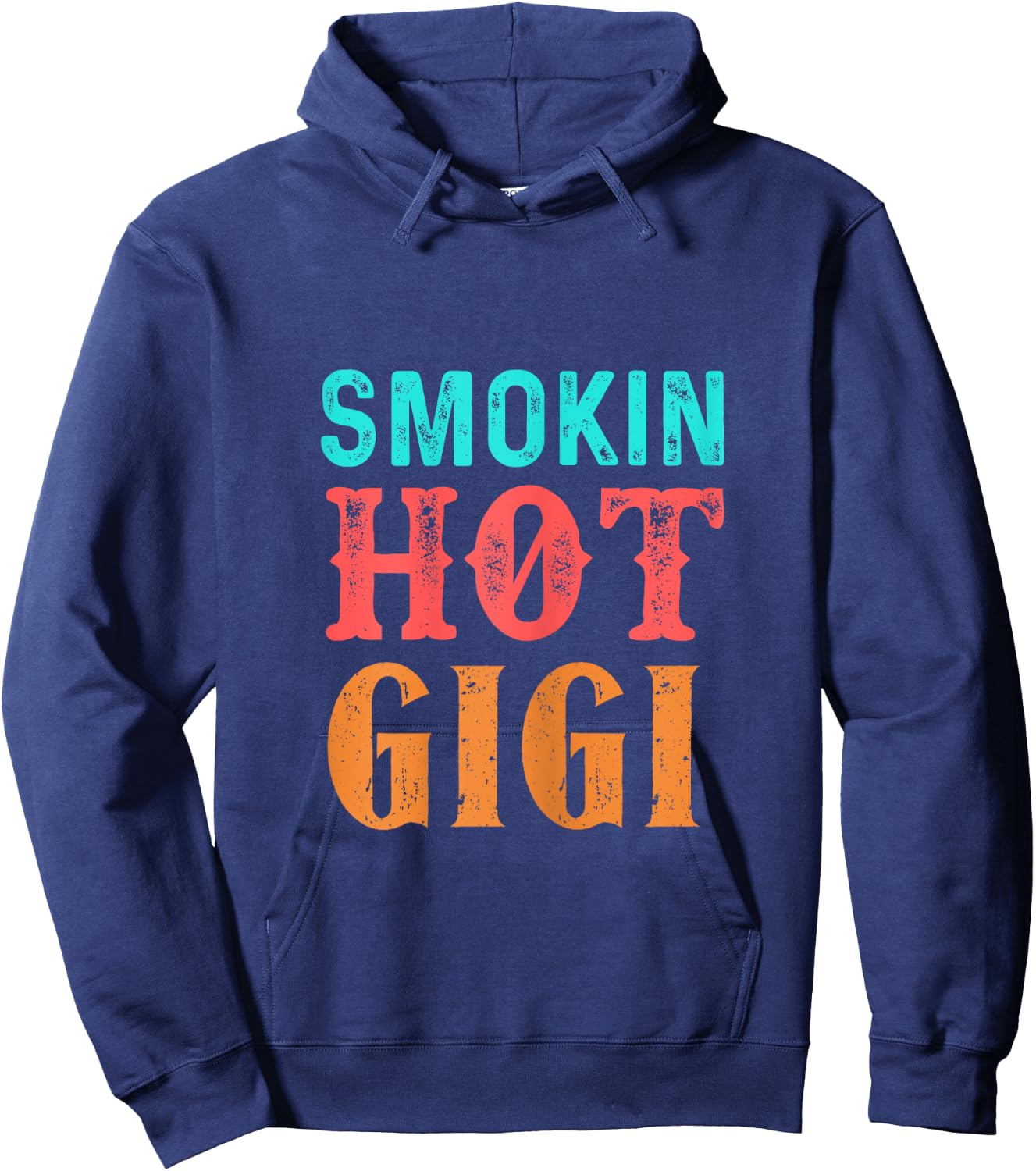Smokin' Hot Gigi T shirt Hoodie - Hoodie | Navy