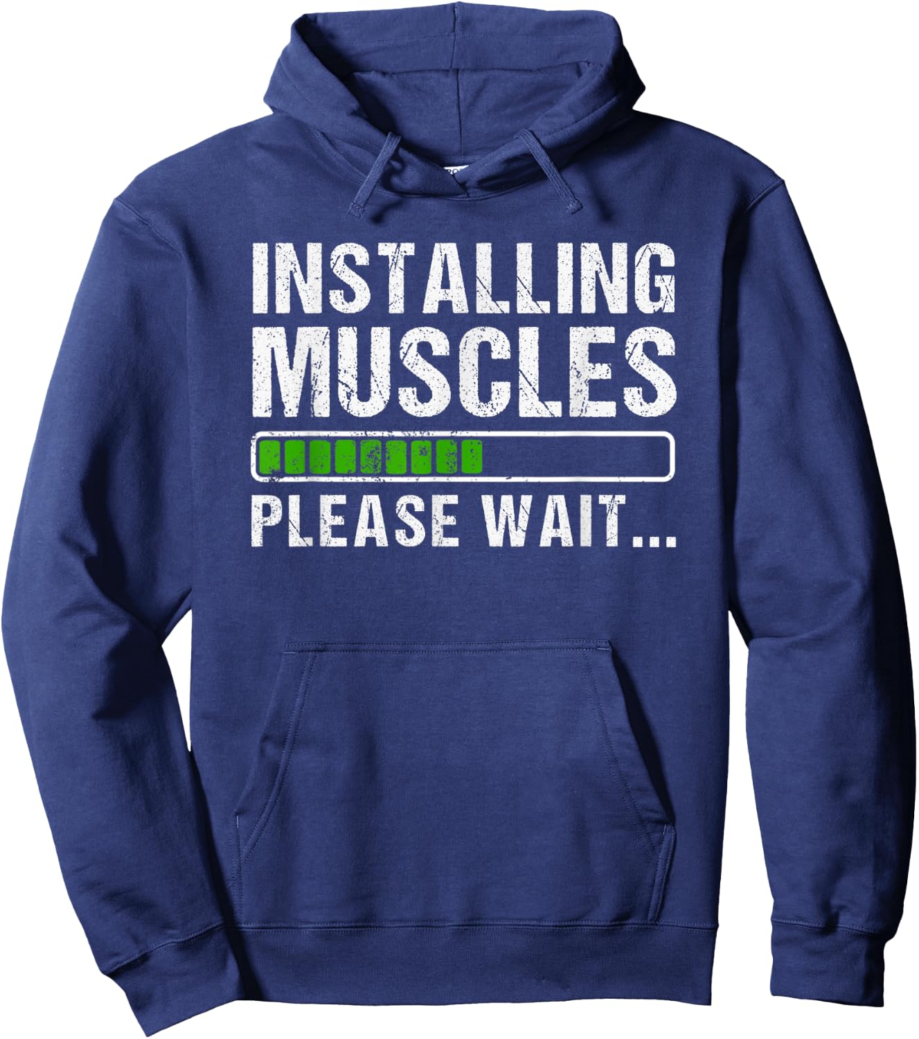 Installing Muscles Hoodie - Hoodie | Navy