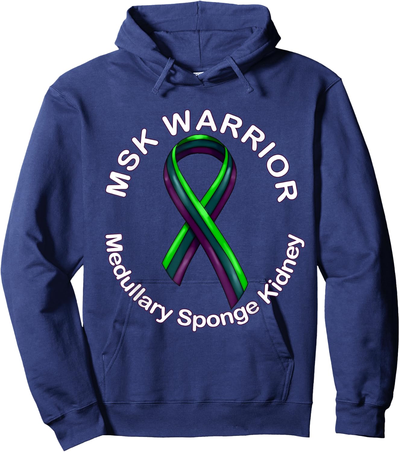 MSk Medullary Sponge Kidney Awarness Disease Hoodie - Hoodie | Navy