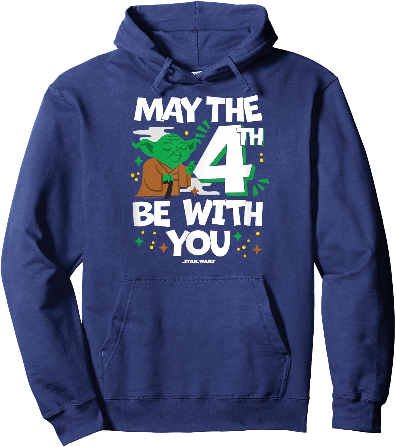 Star Wars - May The 4th Be With You Yoda Hoodie - Hoodie | Navy