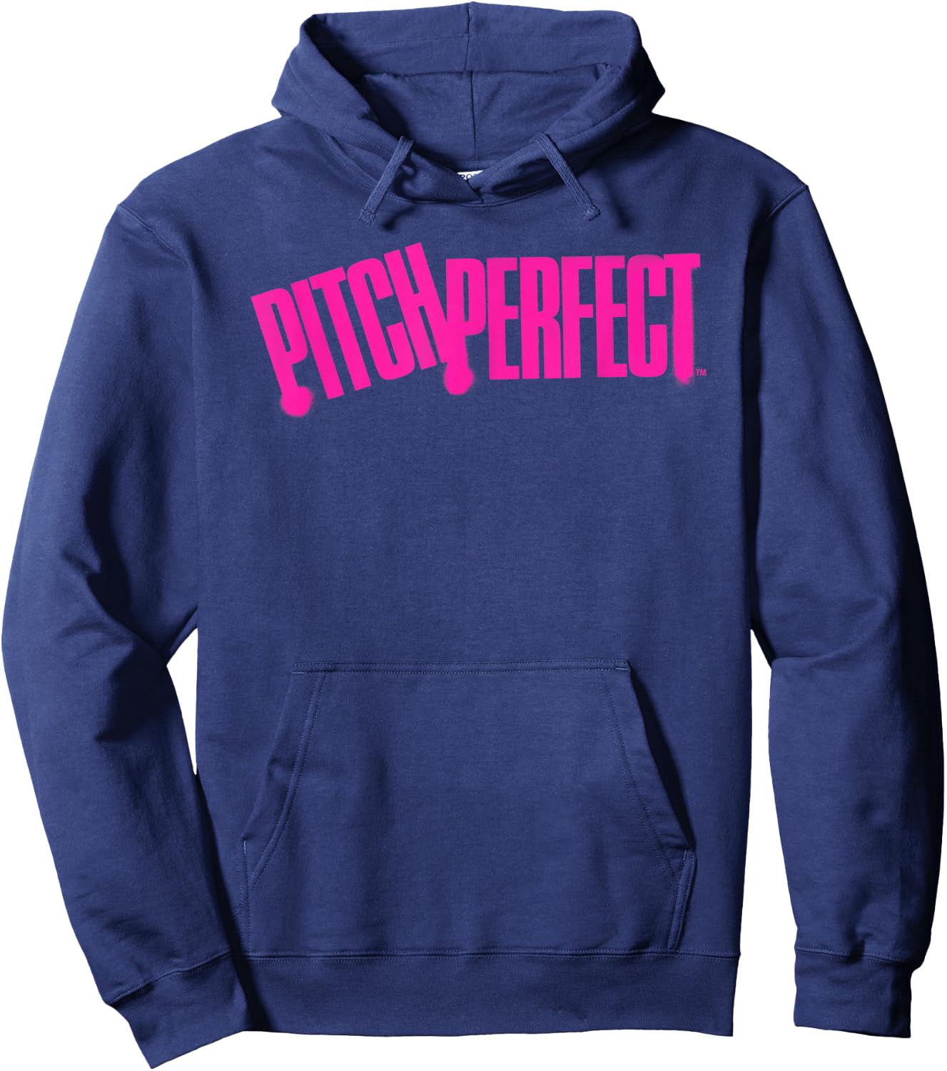 Pitch Perfect Pink Spray Paint Hoodie - Hoodie | Navy