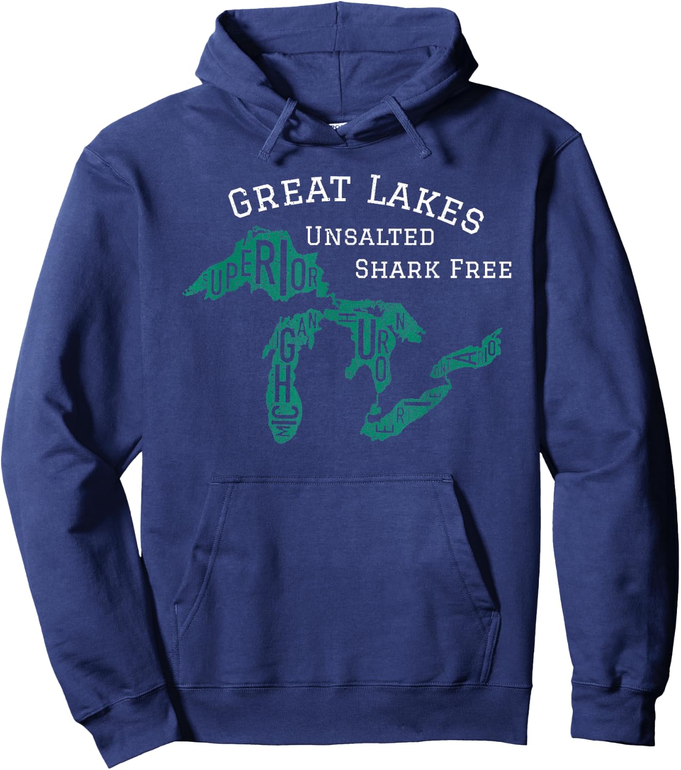 Salt Shark Free Great Lakes Hoodie - Hoodie | Navy