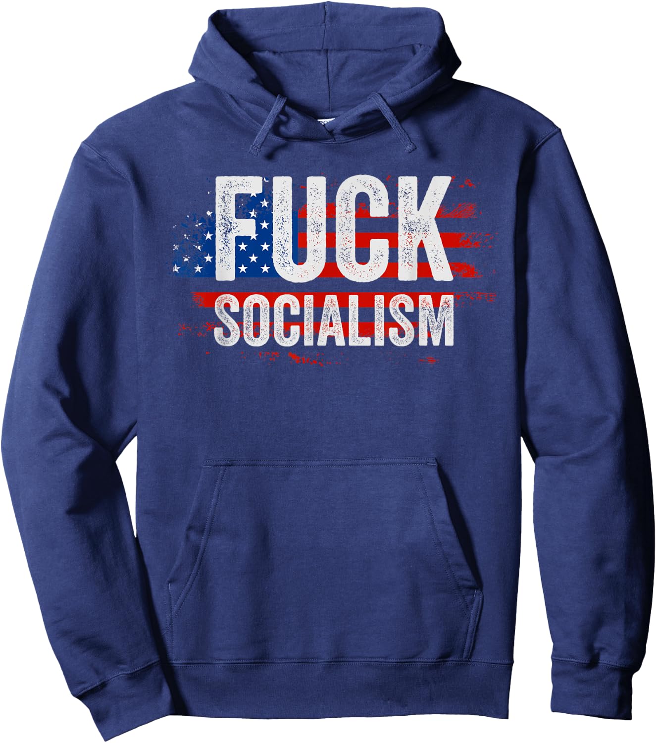 Socialism Sucks Anti Socialist Pro Conservative Hoodie - Hoodie | Navy