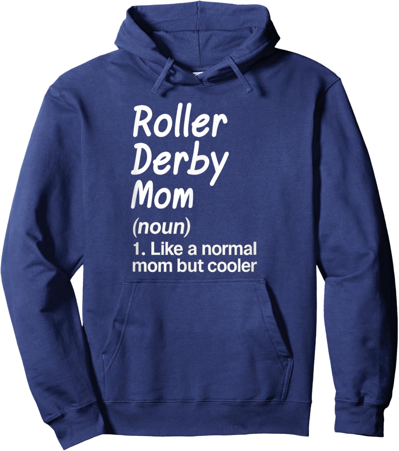Roller Derby Mom Definition Hoodie - Hoodie | Navy