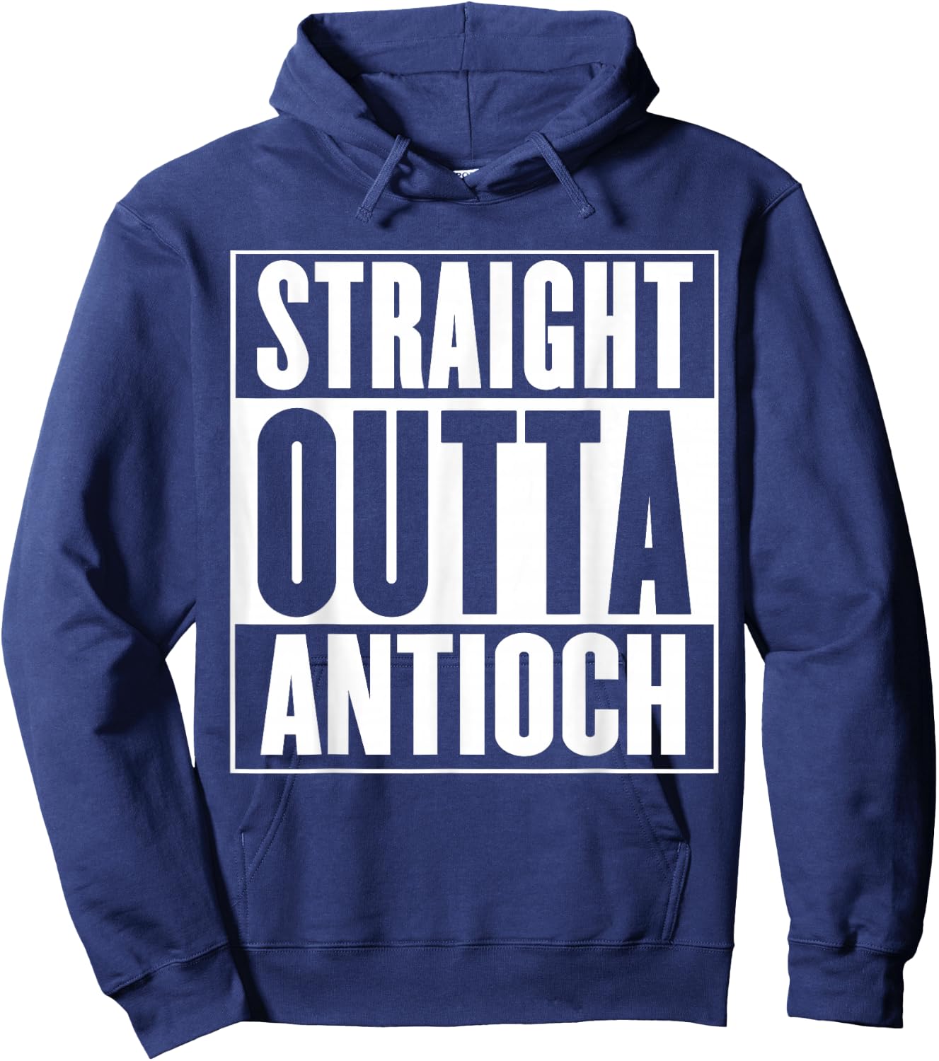Straight Outta Antioch Hoodie - Hoodie | Navy