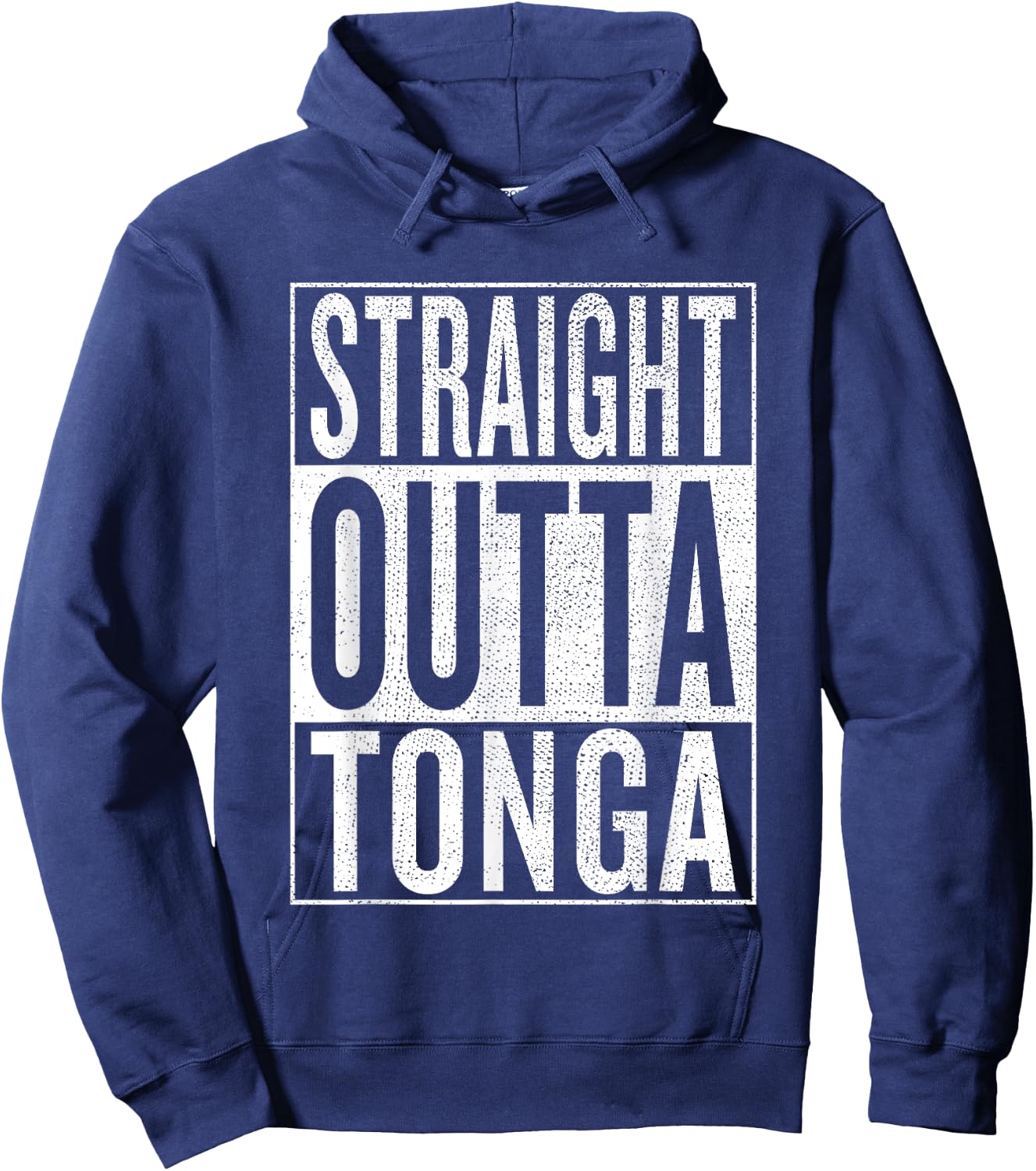 Straight Outta Tonga Great Travel & Gift Hoodie - Hoodie | Navy