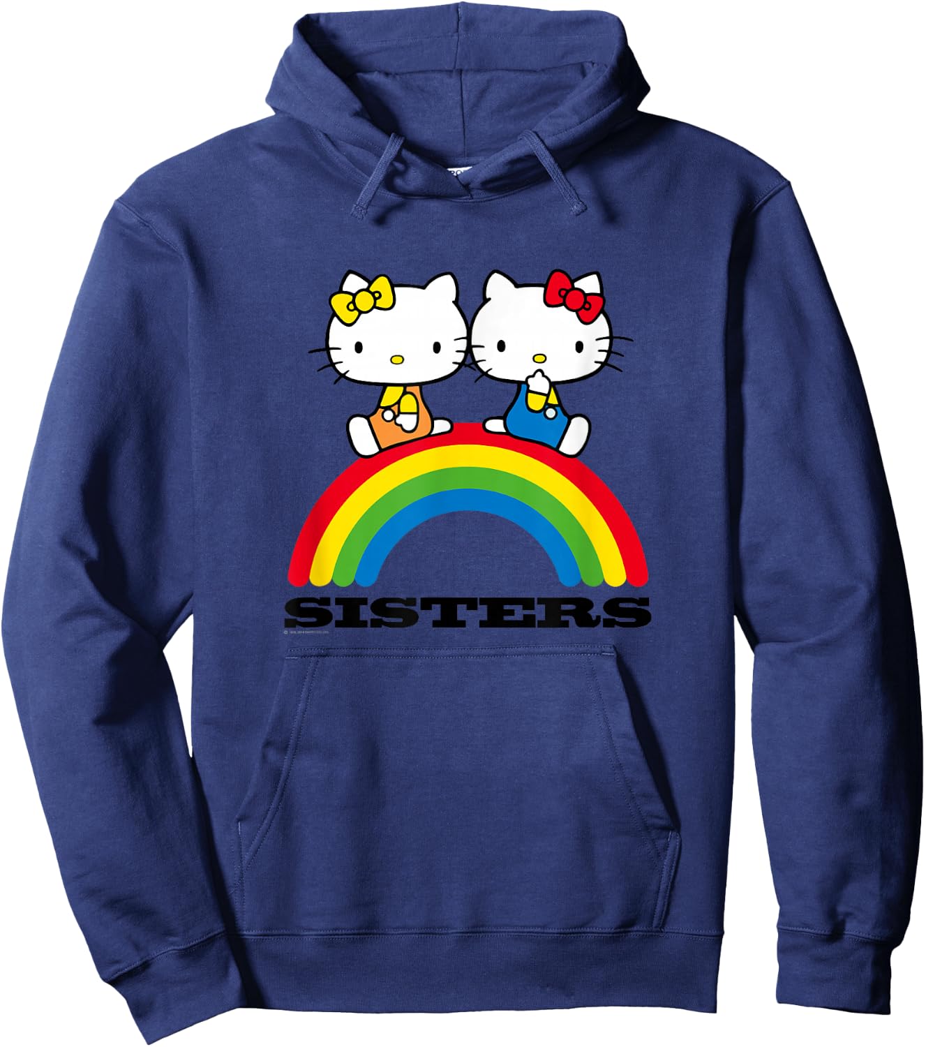 Hello Kitty and Mimmy Sisters Hoodie - Hoodie | Navy