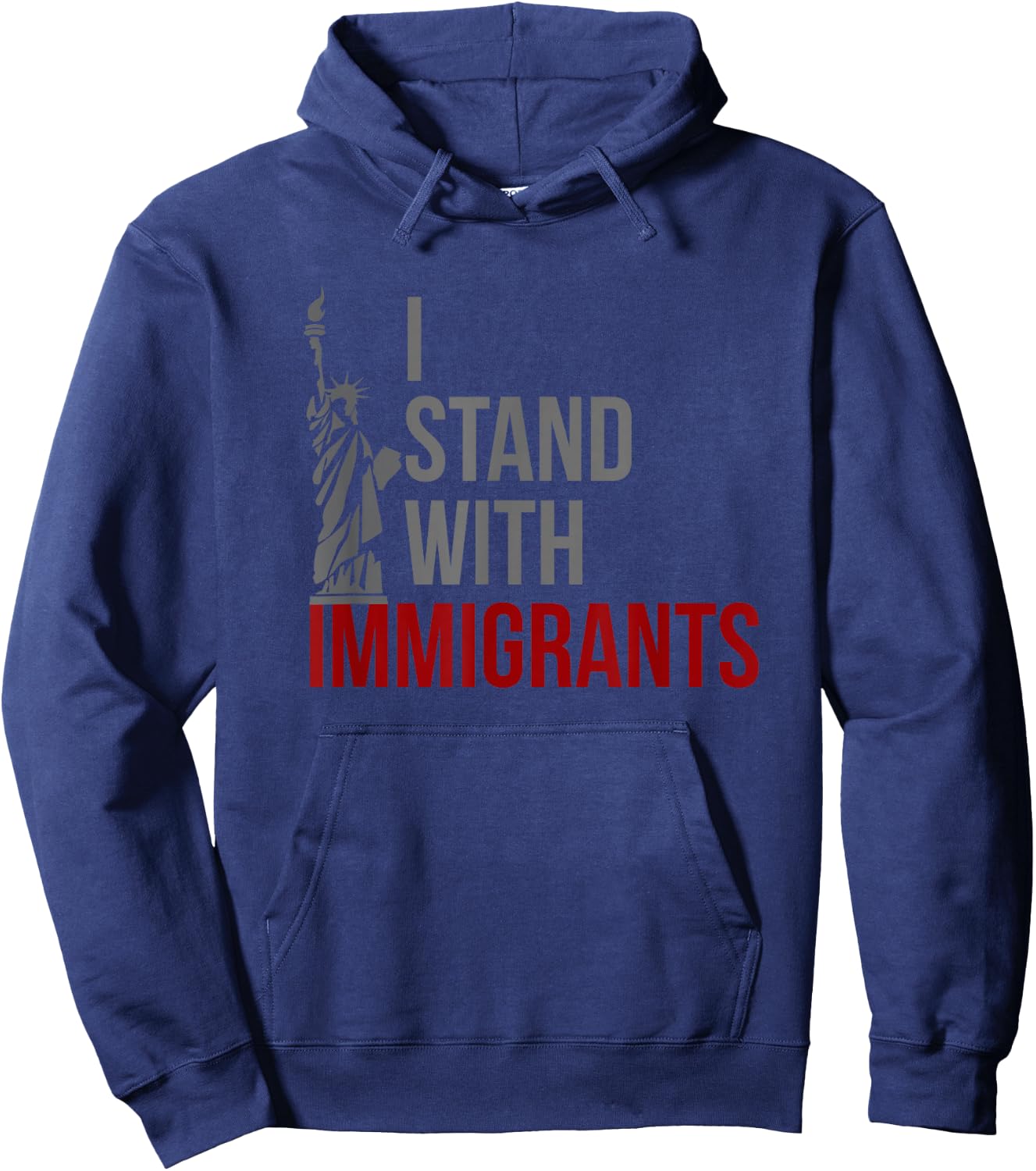 I Stand With Immigrants Defend DACA Anti Trump Hoodie - Hoodie | Navy