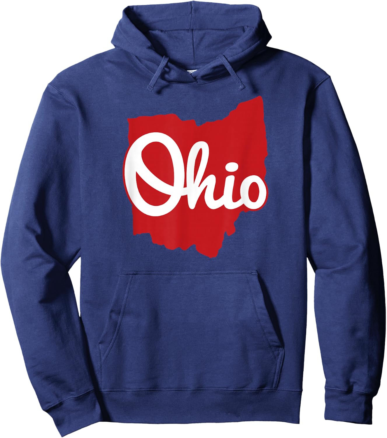 I Love My Ohio Home Script Ohio Hoodie - Hoodie | Navy