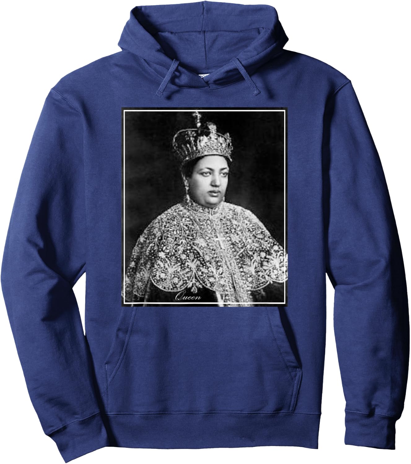 Ethiopian Empress Menen Asfaw Hoodie - Hoodie | Navy