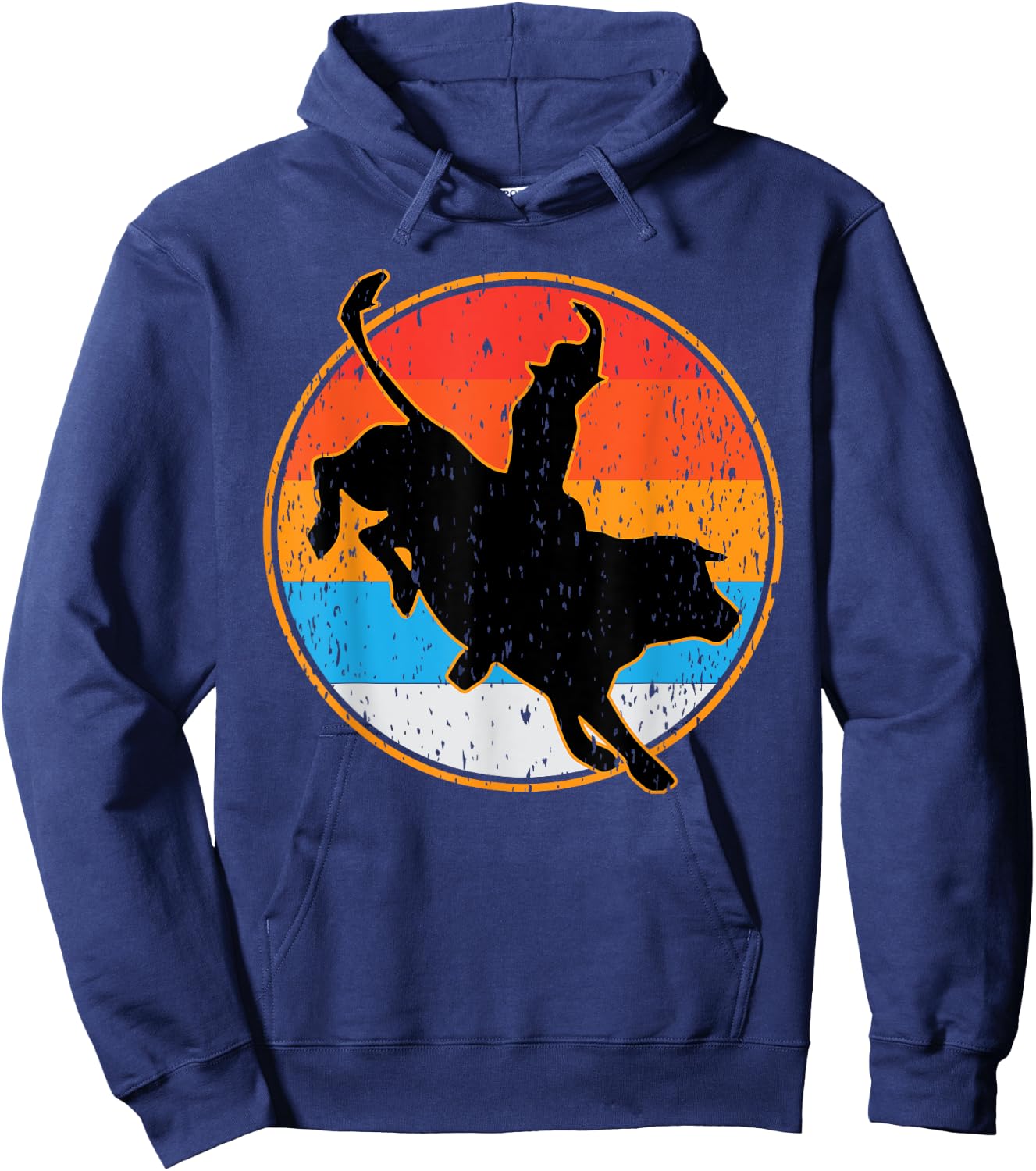 Bull Rider Shirt & Women Hoodie - Hoodie | Navy
