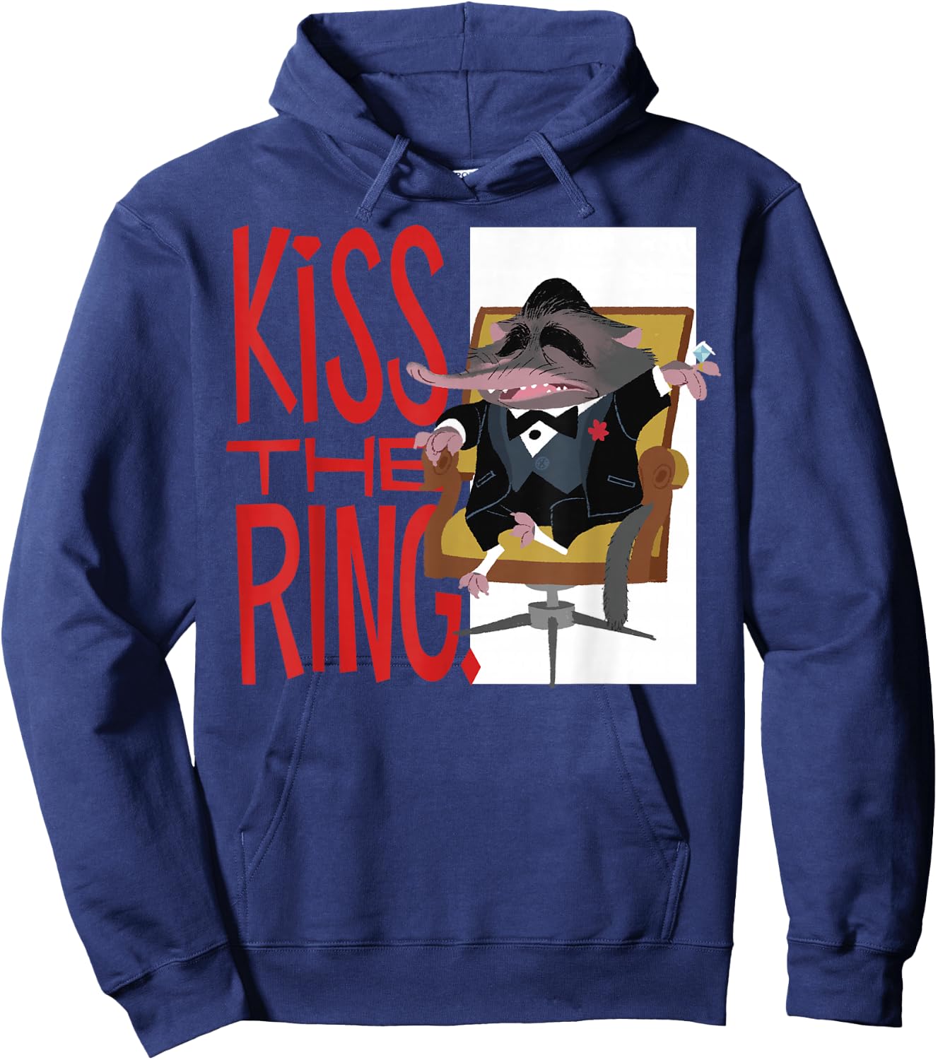 Disney Zootopia Kiss The Ring Graphic Hoodie - Hoodie | Navy
