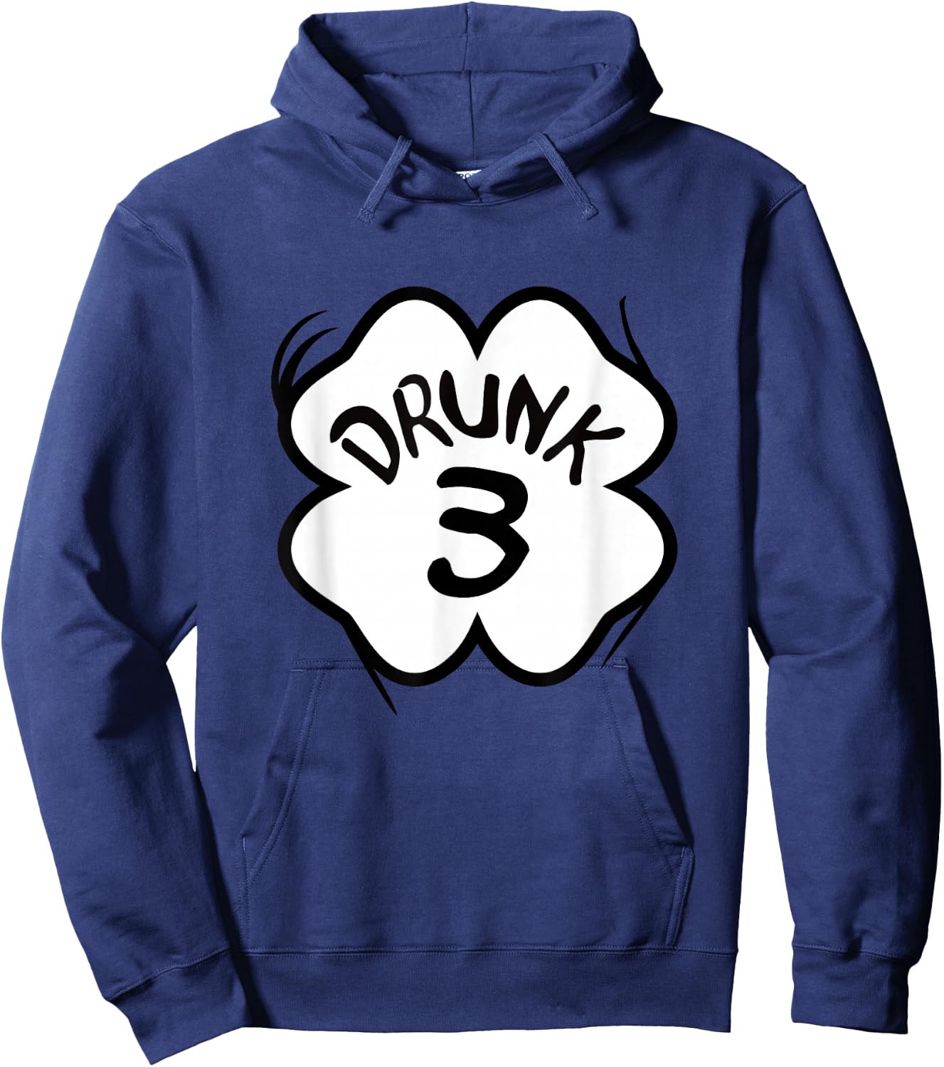 Drunk 3 Shamrock Shirt Group Matching Family Hoodie - Hoodie | Navy