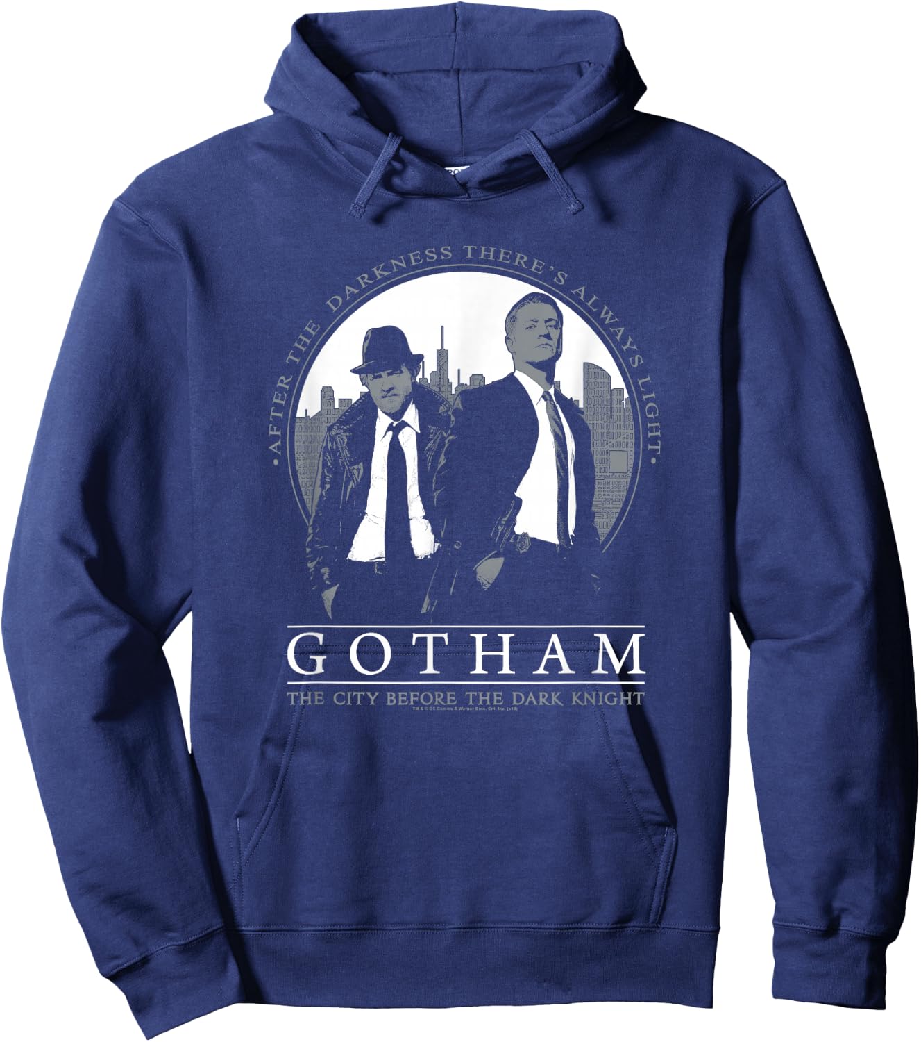 Gotham Protectors T Shirt Hoodie - Hoodie | Navy