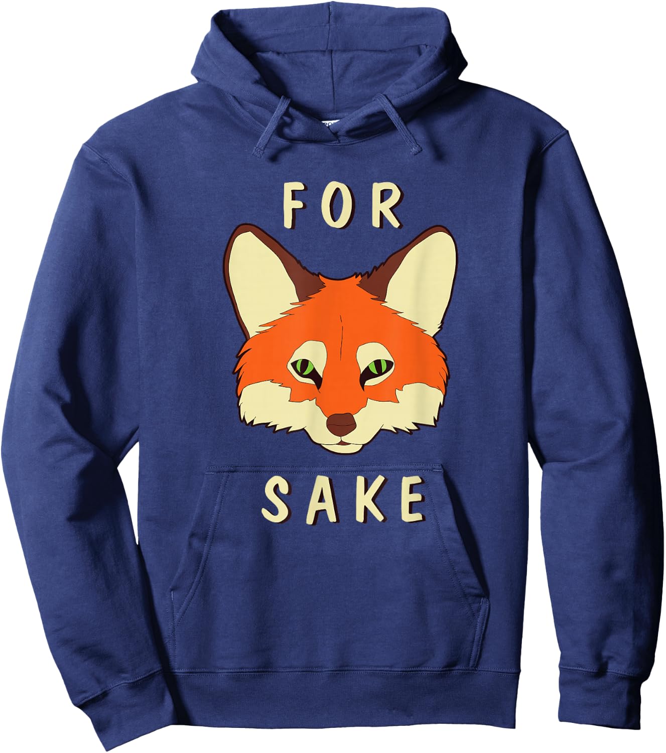 for Fox Sake - Punny Hoodie - Hoodie | Navy