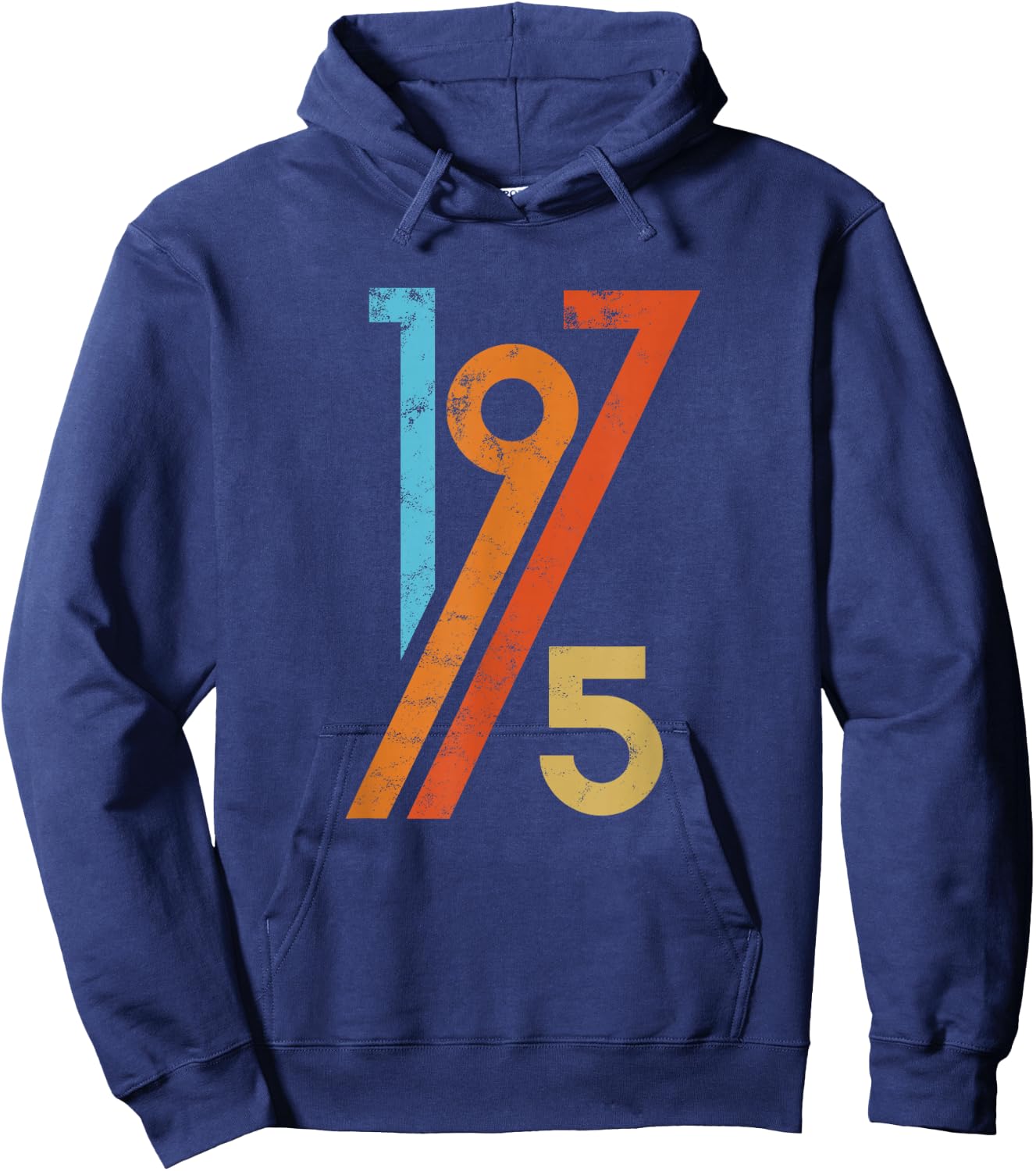 Birthday Vintage 70s Style 1975 Hoodie - Hoodie | Navy