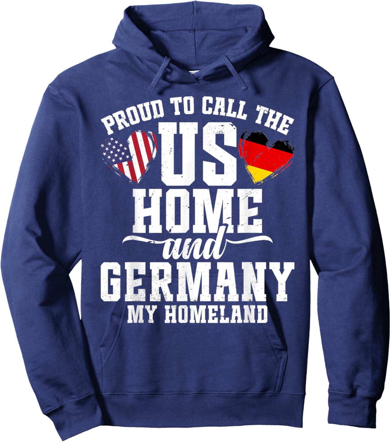 German Outfit & Women Uniform US Flag Germany Hoodie - Hoodie | Navy