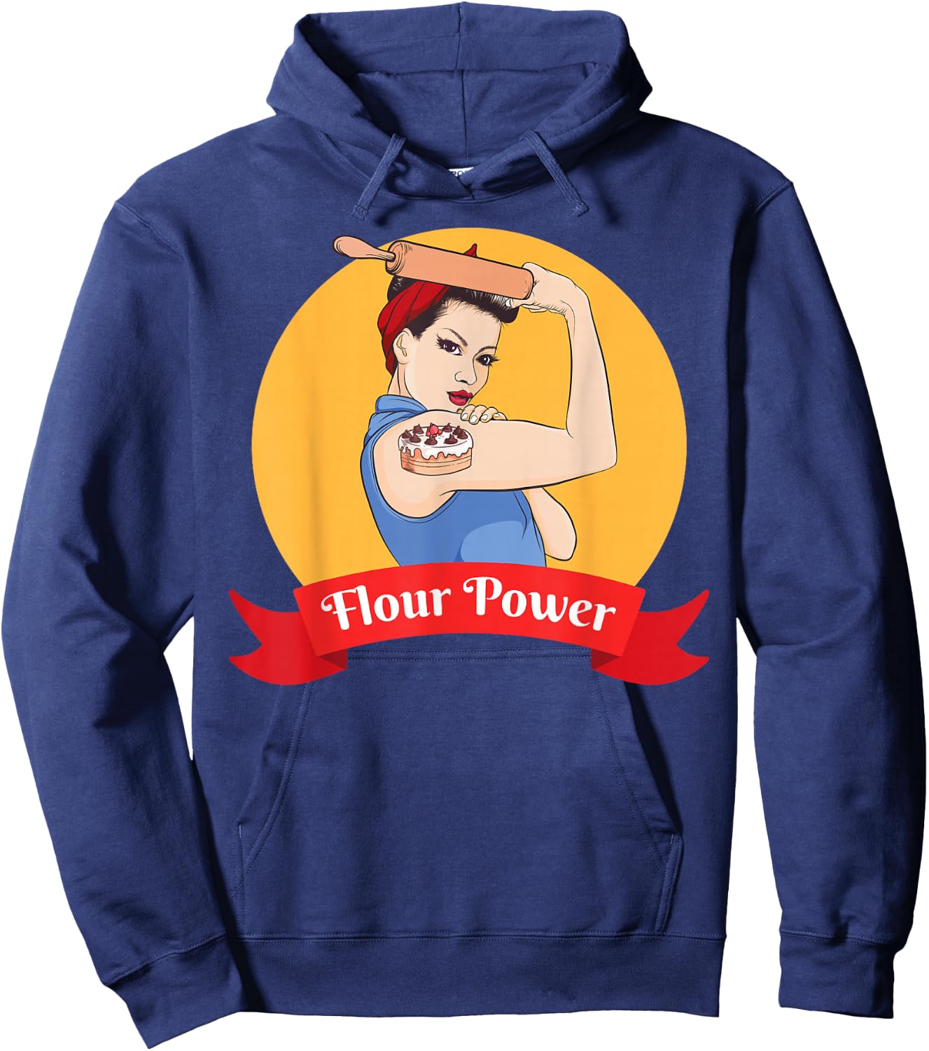 Funny Baking Baker Pastry Chef Women's Hoodie - Hoodie | Navy