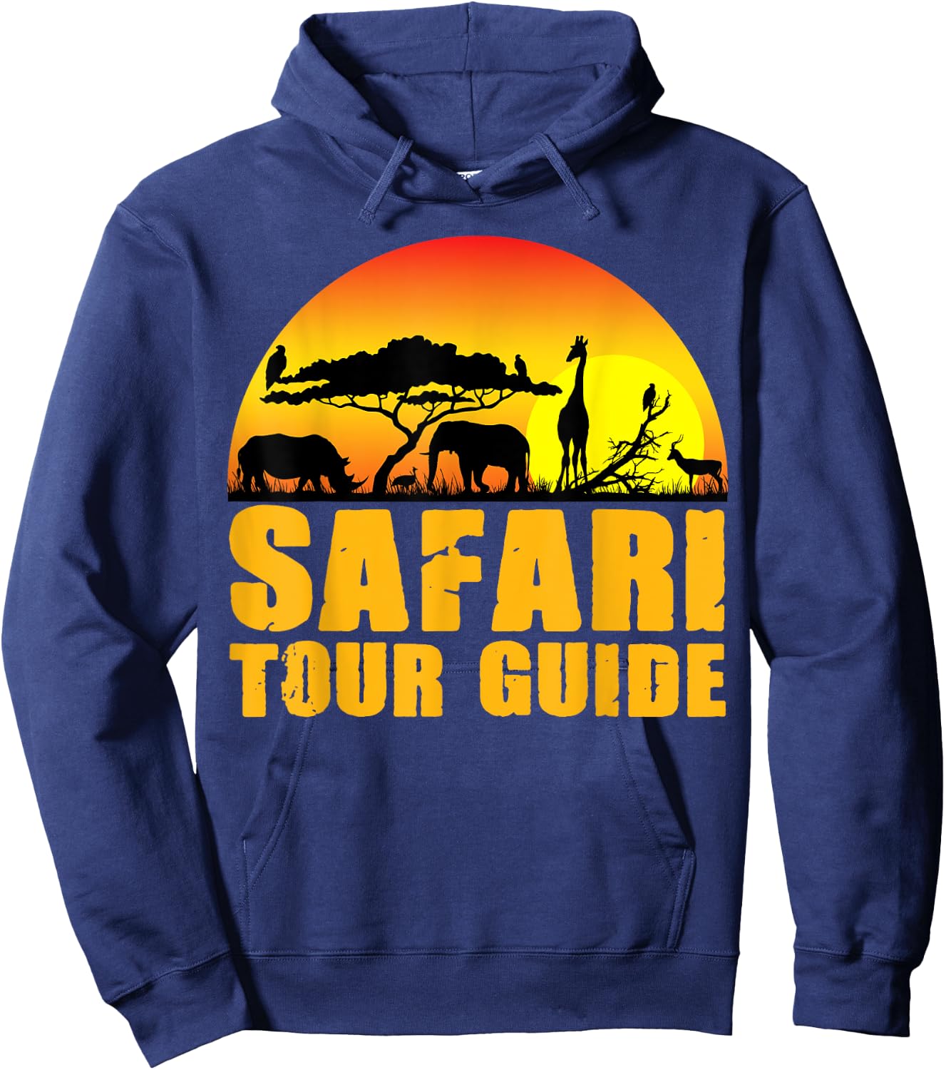 Safari Tour Guide Halloween Costume Animal Gift Hoodie - Hoodie | Navy