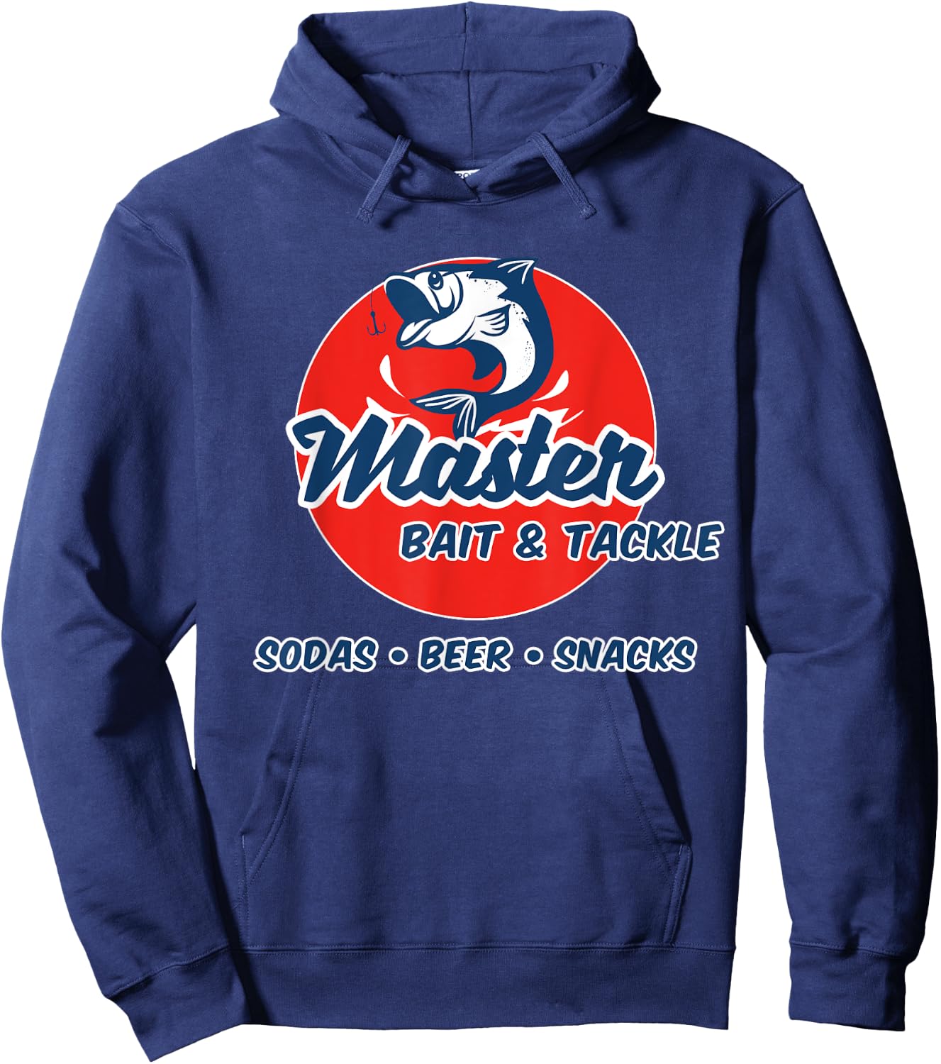 Master Bait And Tackle Funny Adult Humor Hoodie - Hoodie | Navy