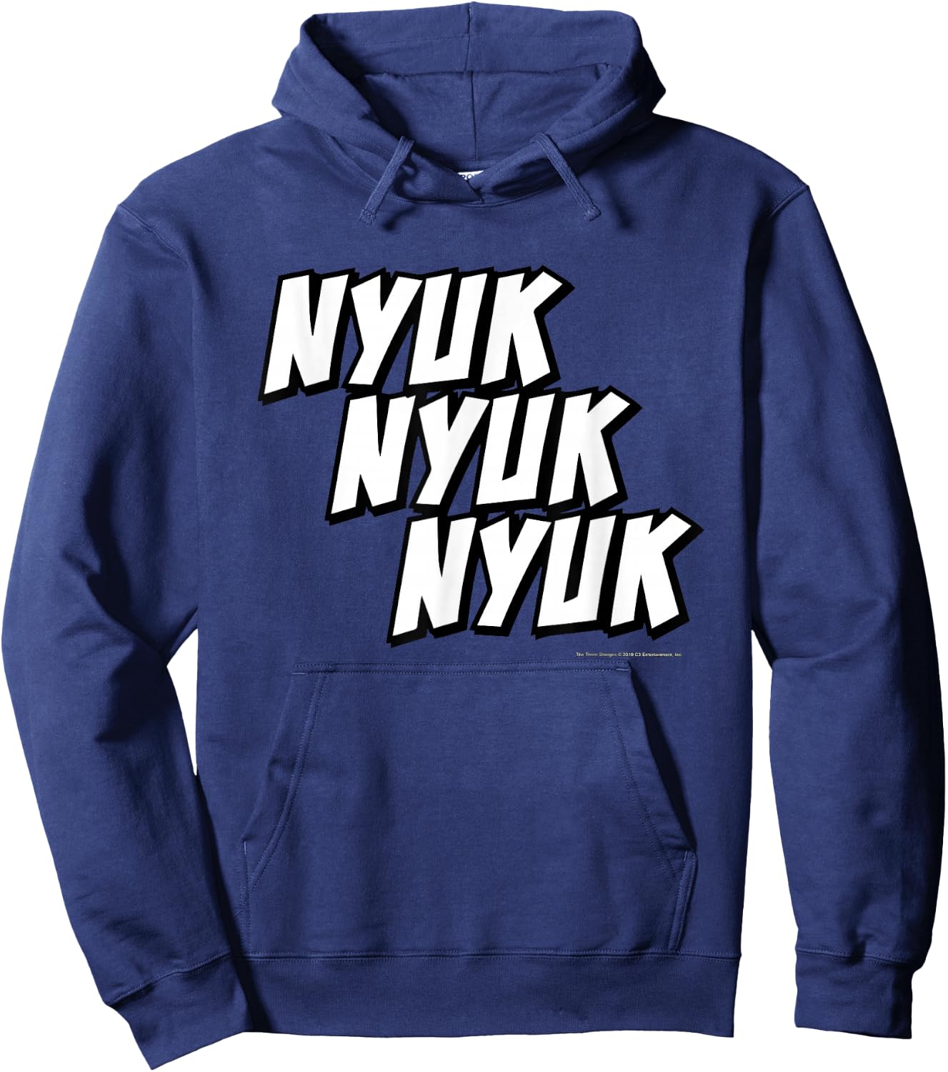 TTS- The Three Stooges Nyuk,Nyuk,Nyuk Hoodie - Hoodie | Navy