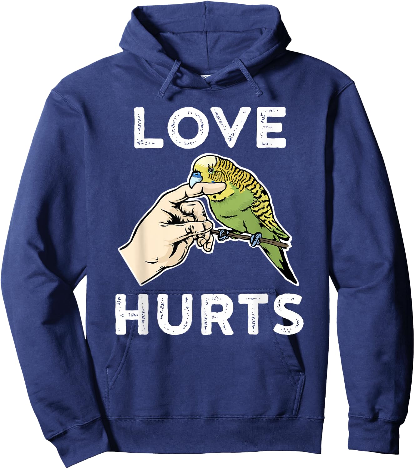 Funny Budgie for a Budgie Lover Hoodie - Hoodie | Navy