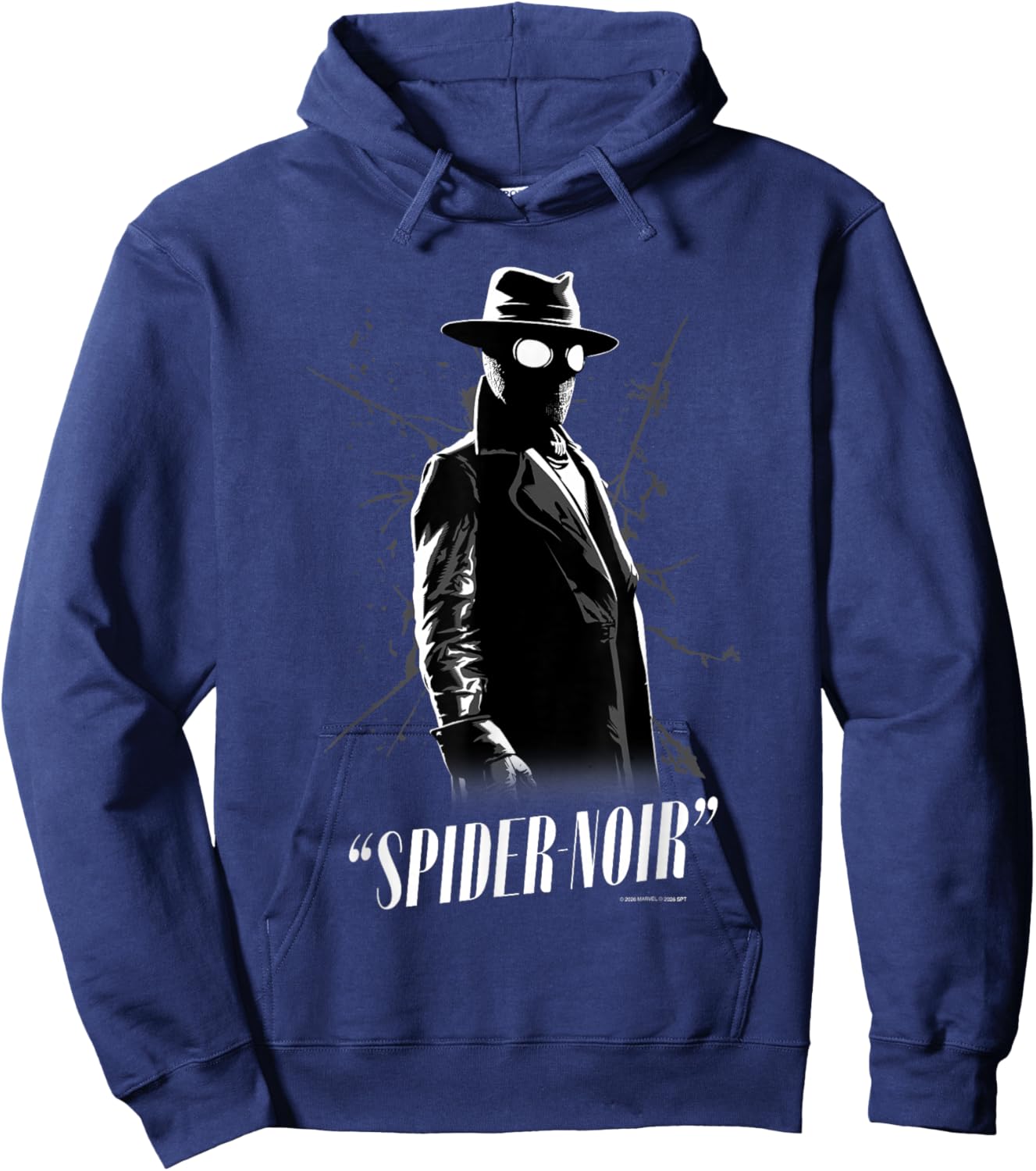 Marvel Spider-Noir Shadow Portrait Hoodie - Hoodie | Navy