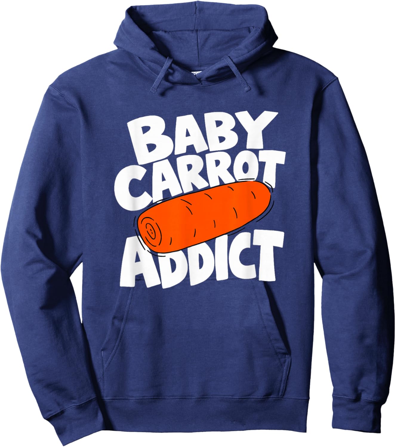Baby Carrot Lover Graphic Hoodie - Hoodie | Navy