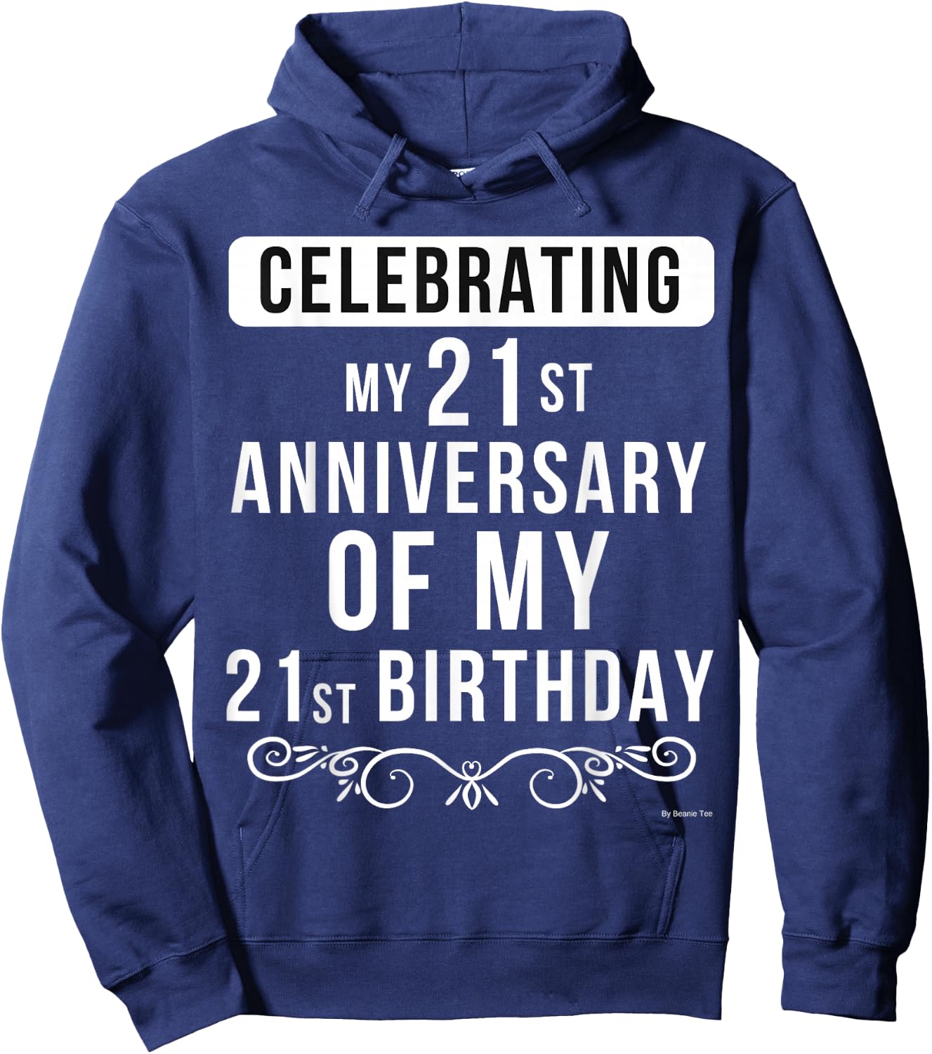 Funny 42nd Birthday Shirt for 42 Year Old Hoodie - Hoodie | Navy