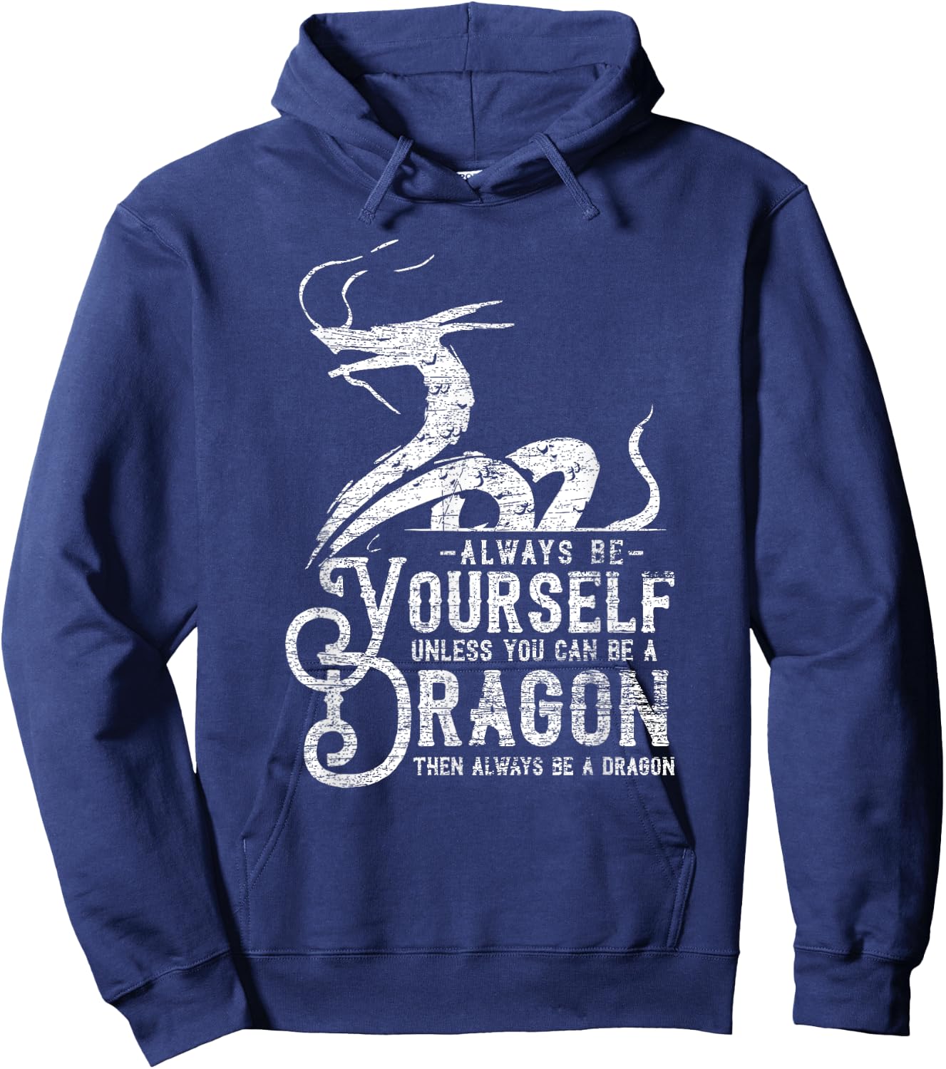 Always Be A Dragon Hoodie - Hoodie | Navy