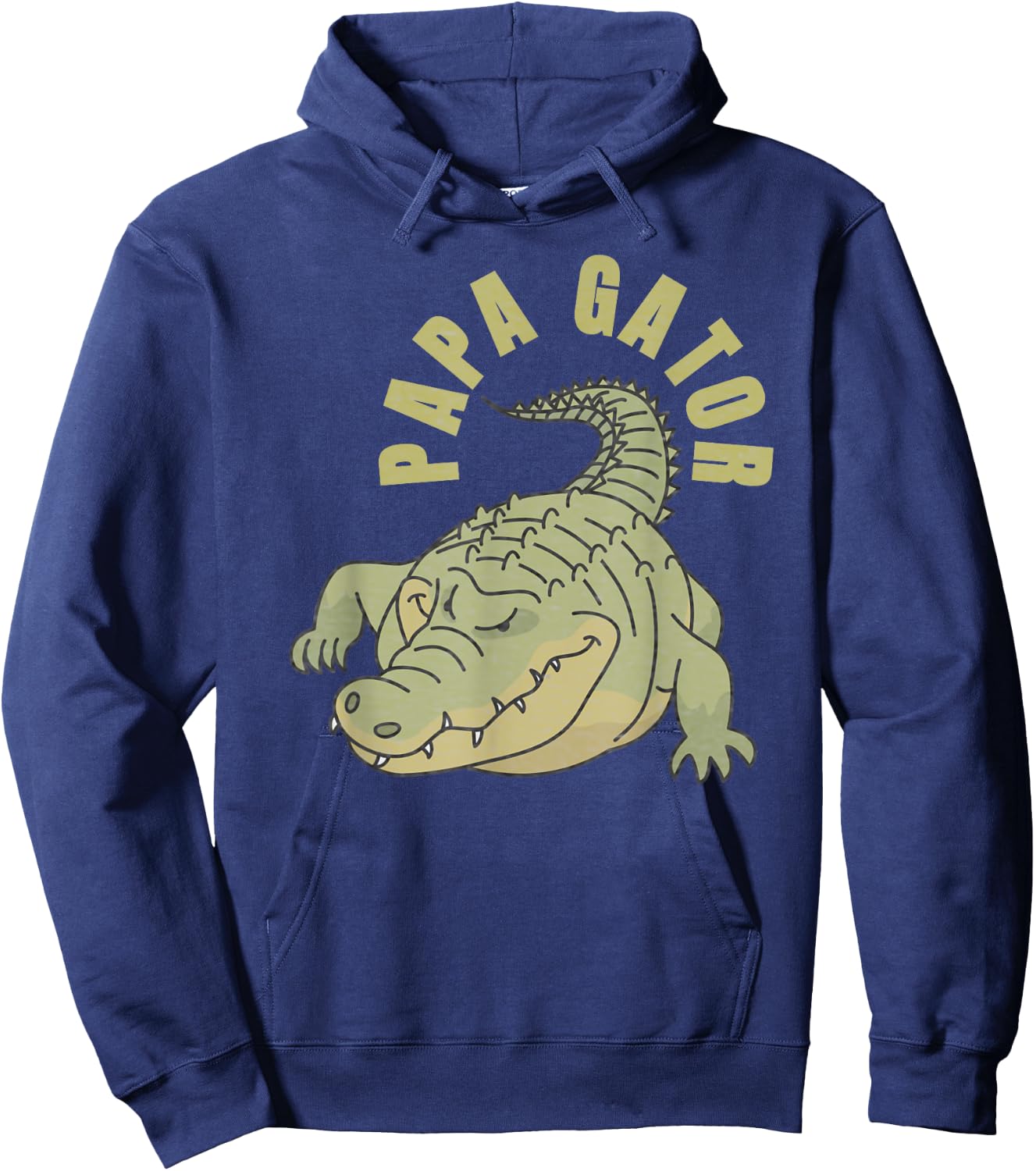 Vintage Papa Gator Shirt Alligators Father Hoodie - Hoodie | Navy